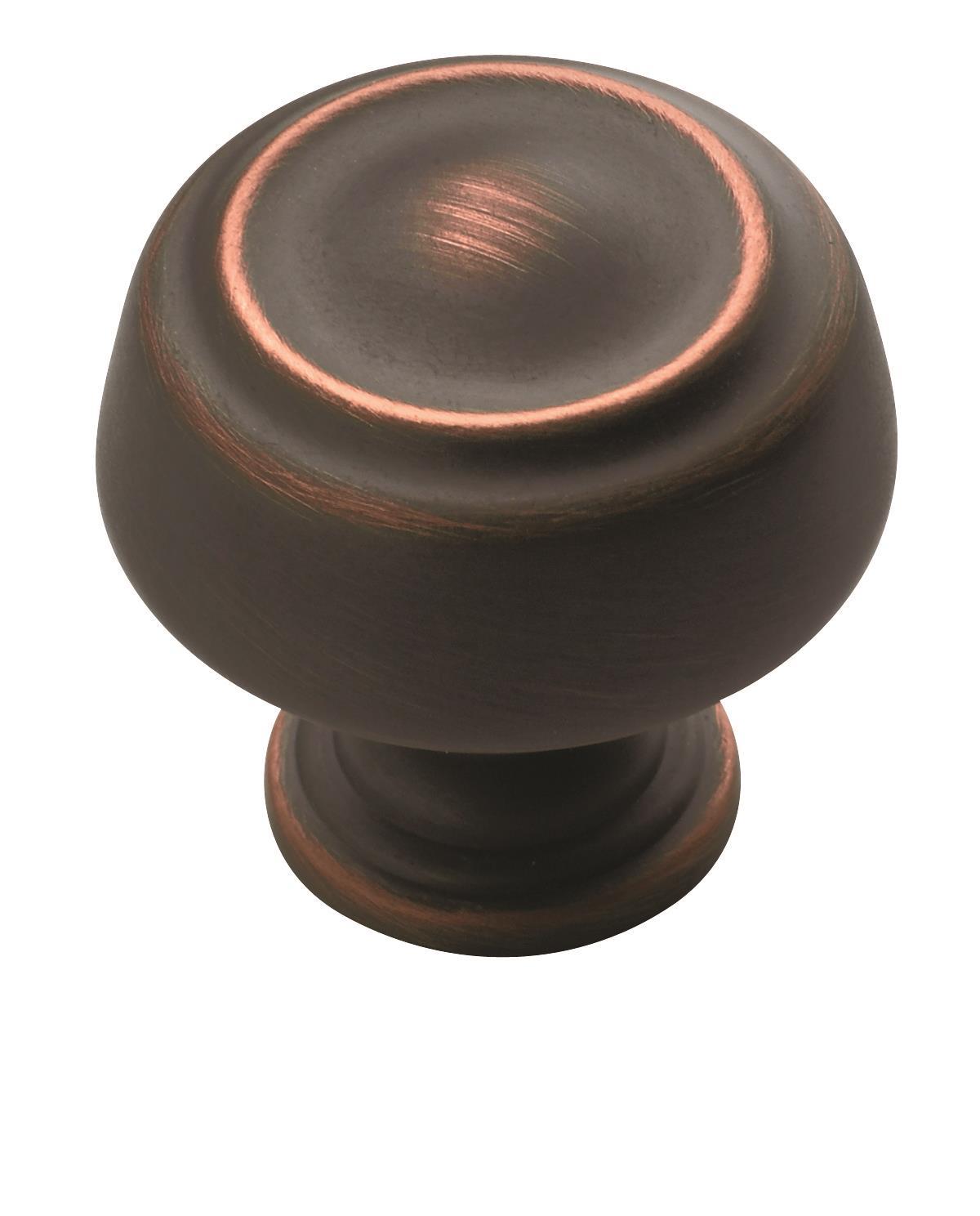 Amerock Kane Knob - 1-3/16 inch (30mm) Diameter - Oil-Rubbed Bronze