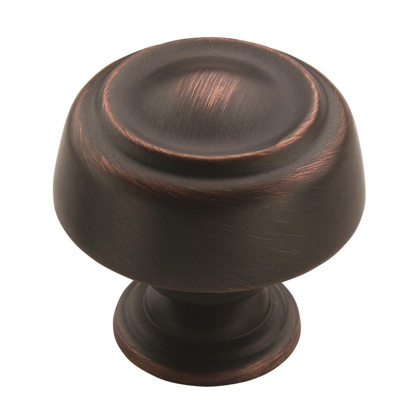 Amerock Kane Knob - 1-5/8 inch (41mm) Diameter - Oil-Rubbed Bronze
