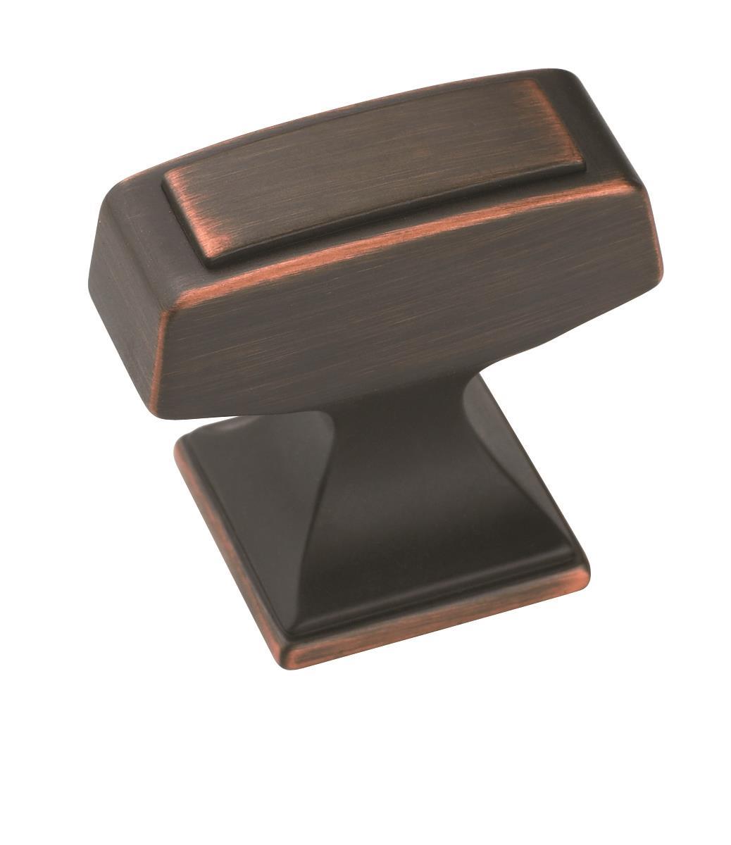 Amerock Mulholland Knob - 1-1/4 inch (32mm) Length - Oil-Rubbed Bronze