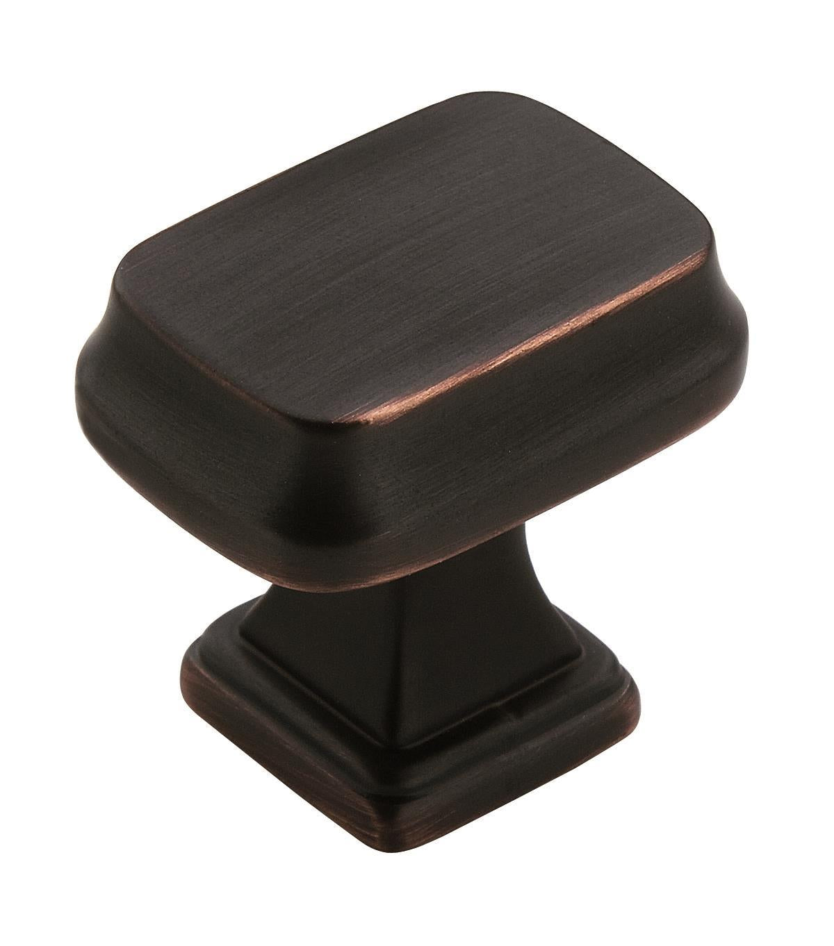Amerock Revitalize Knob - 1-1/4 inch (32mm) Length - Oil-Rubbed Bronze