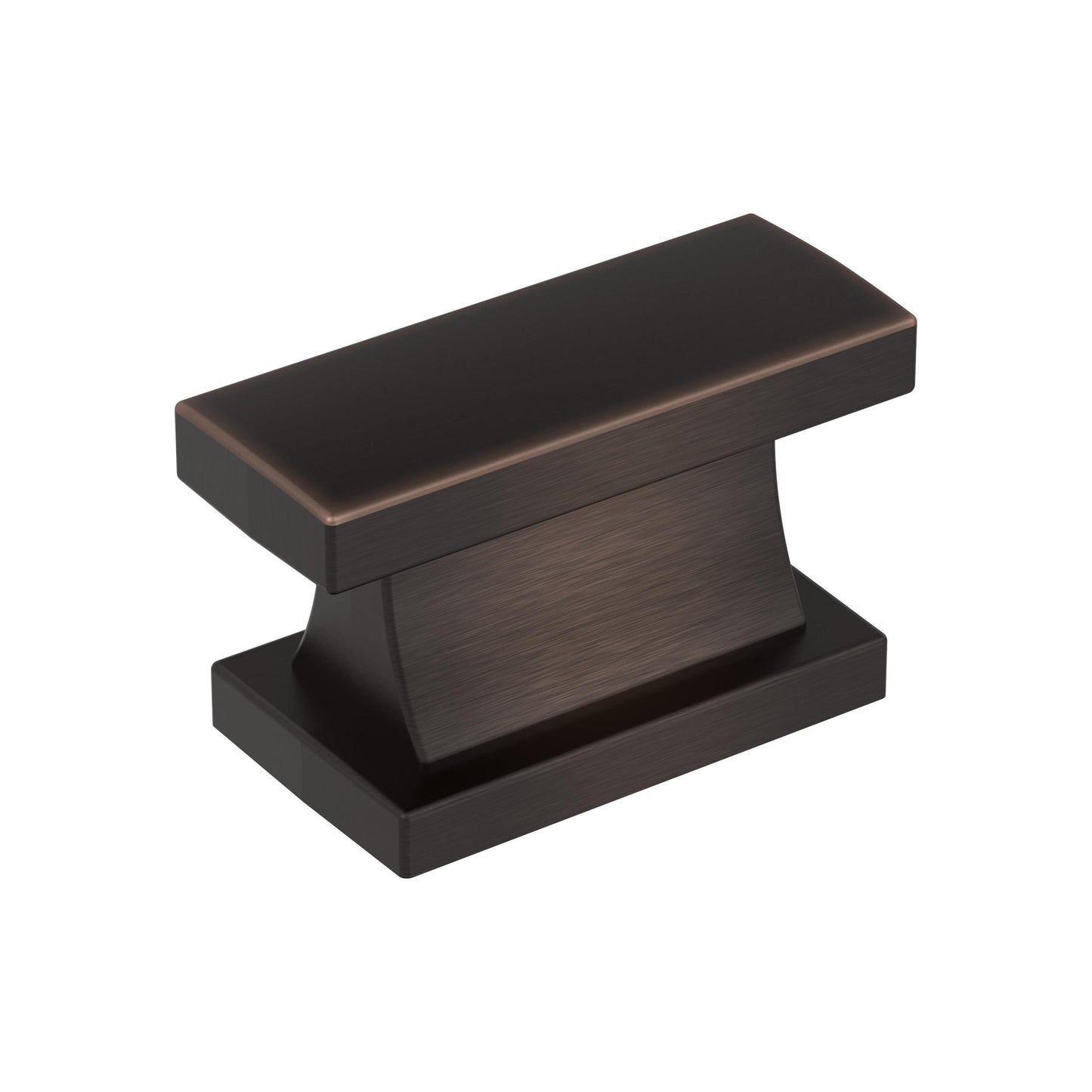 Amerock Socle Knob - 1-7/16 inch (37mm) Length - Oil-Rubbed Bronze