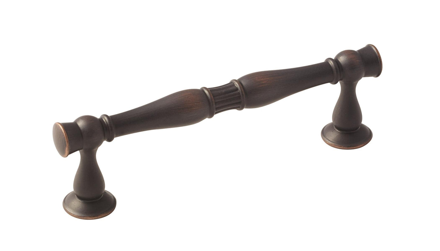Amerock Crawford Pull - 3-3/4 inch (96mm) CTC - Oil-Rubbed Bronze