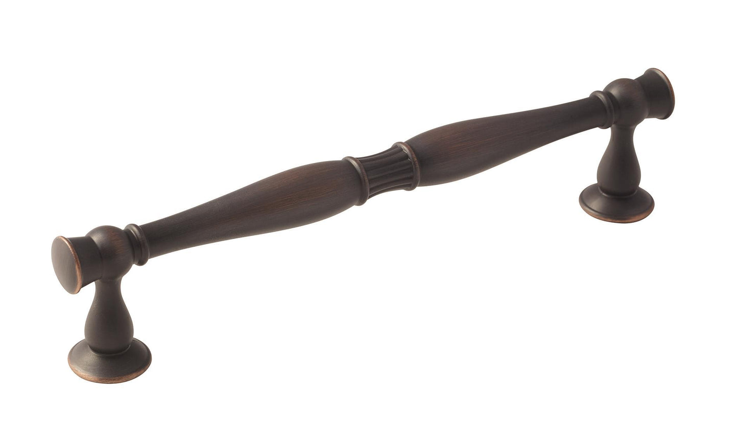 Amerock Crawford Pull - 6-5/16 inch (160mm) CTC - Oil-Rubbed Bronze