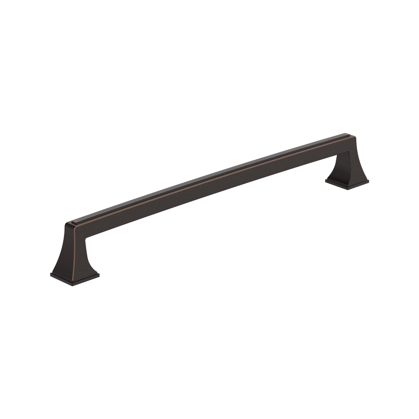 Amerock Mulholland Pull - 10-1/16 inch (256mm) CTC - Oil-Rubbed Bronze