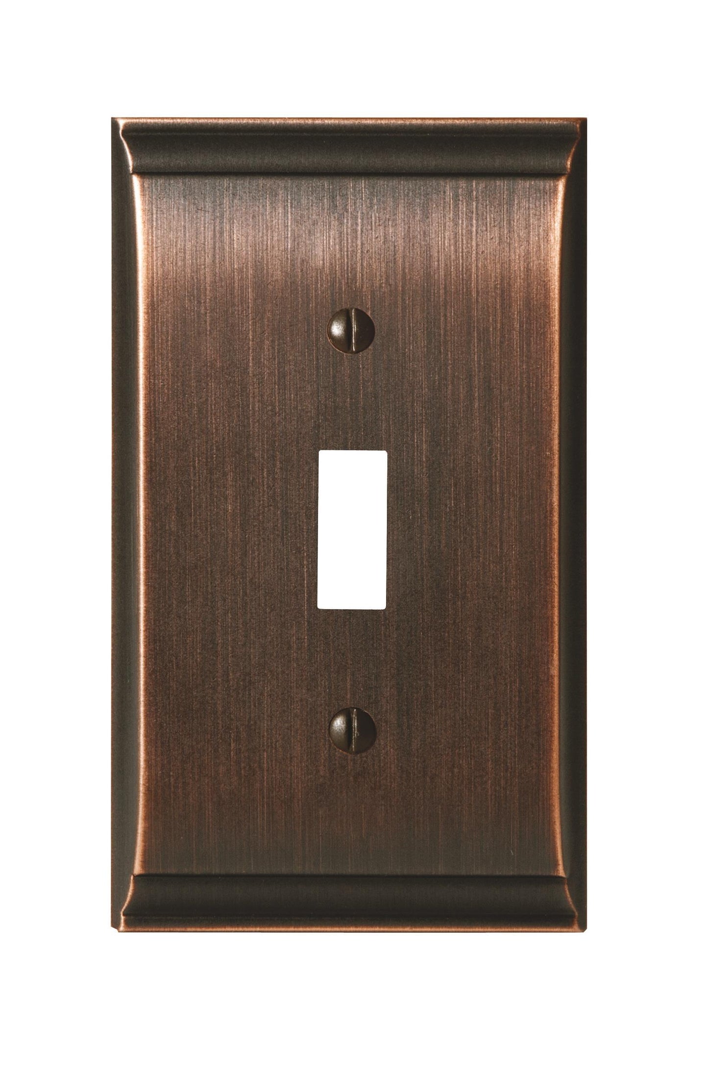 Amerock Candler Wall Plate - 1 Toggle - Oil-Rubbed Bronze