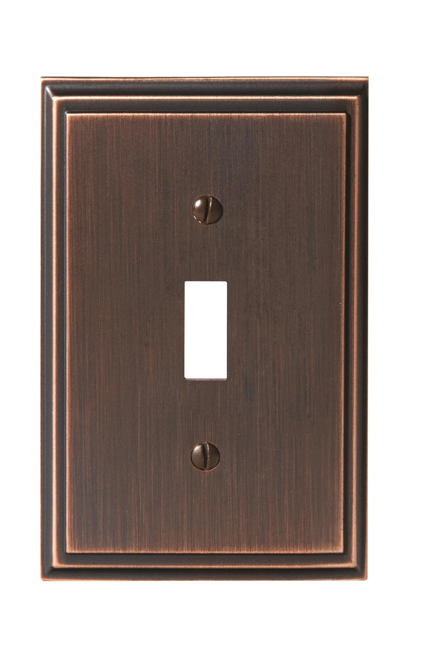 Amerock Mulholland Wall Plate - 1 Toggle - Oil-Rubbed Bronze