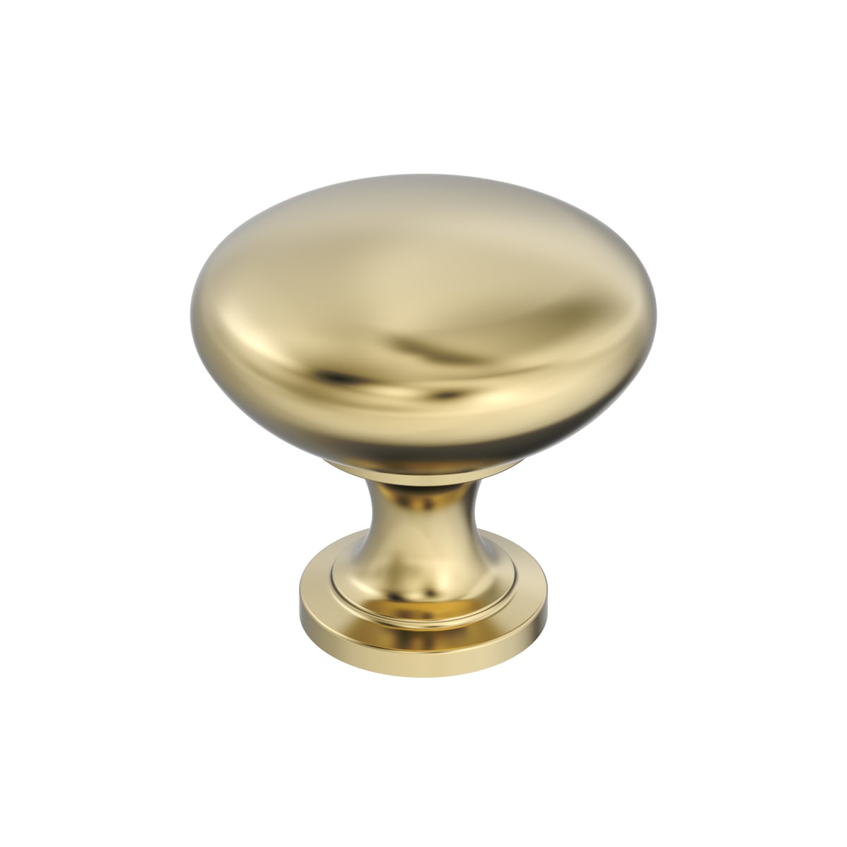 Amerock Edona Cabinet Knob - Polished Brass