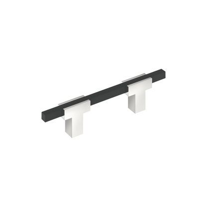 Amerock Urbanite Cabinet Pull - Polished Chrome/Brushed Matte Black