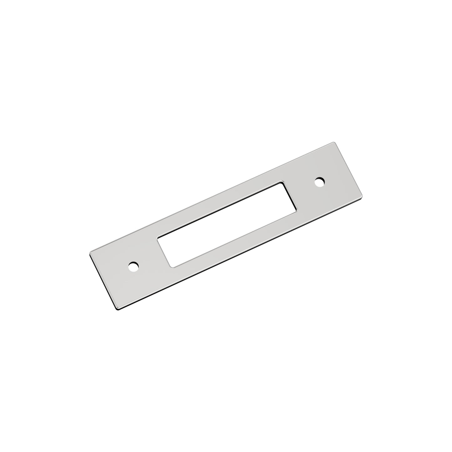 Amerock Medora Backplate - 3-3/4 inch (96mm) CTC - Polished Chrome