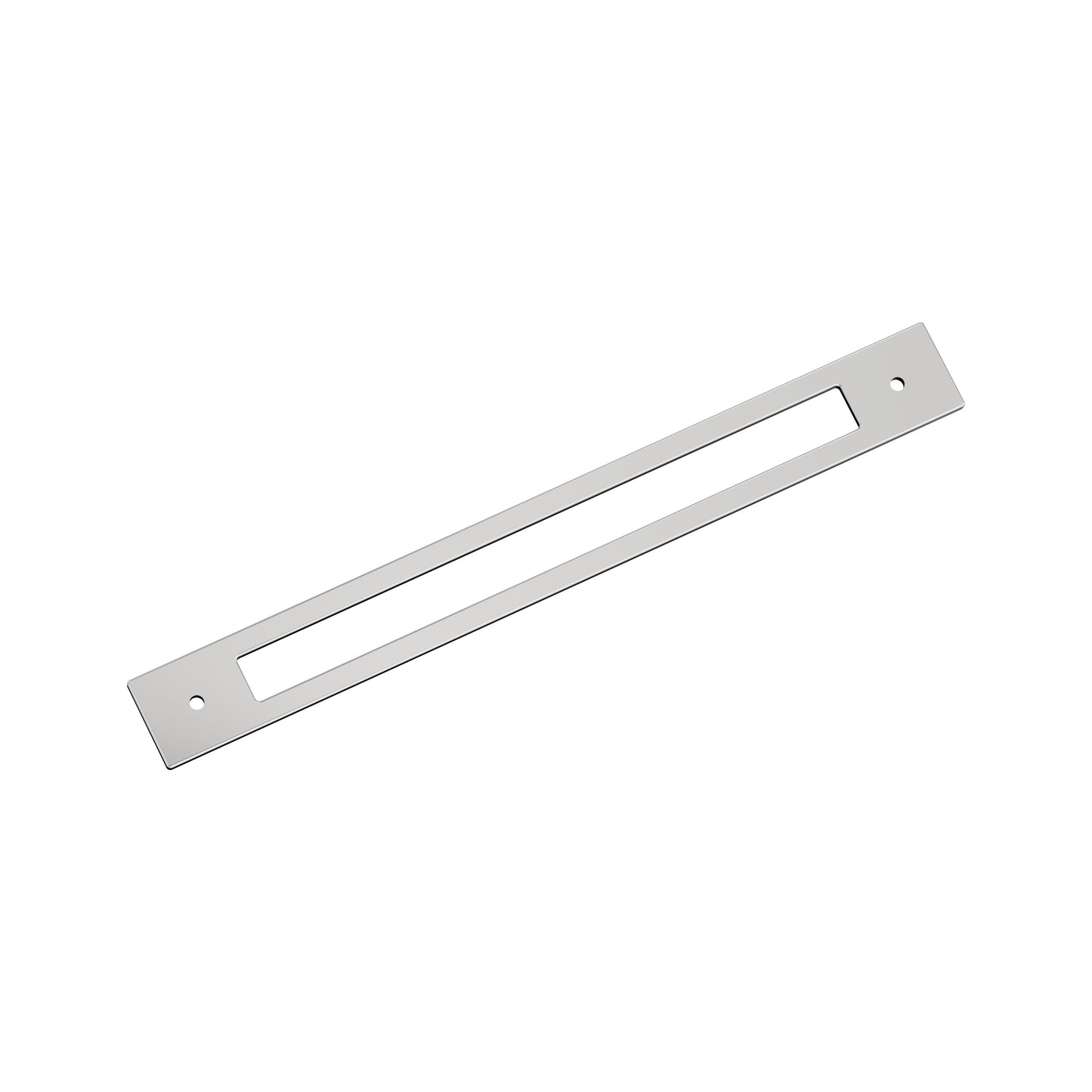 Amerock Medora Backplate - 10-1/16 inch (256mm) CTC - Polished Chrome