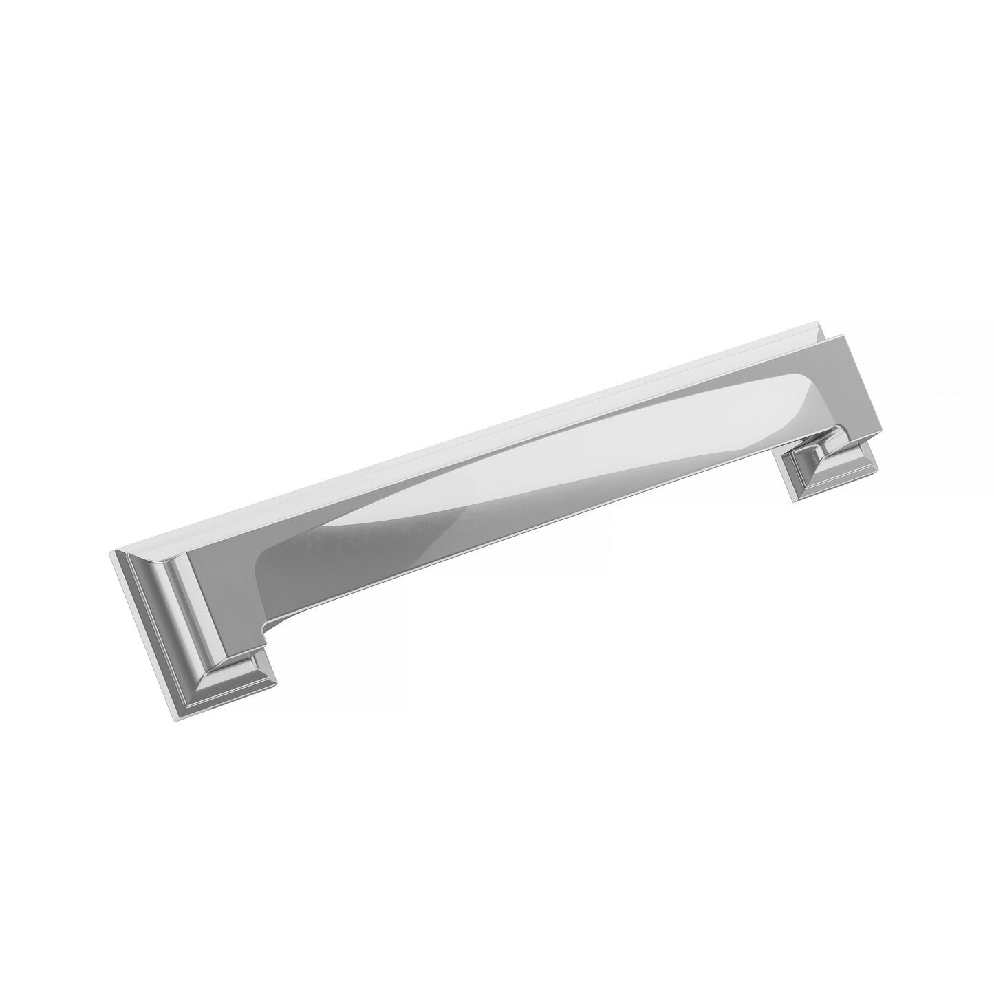 Amerock Appoint Cup Pull - 5-1/16 inch or 6-5/16 inch (128mm or 160mm) CTC - Polished Chrome