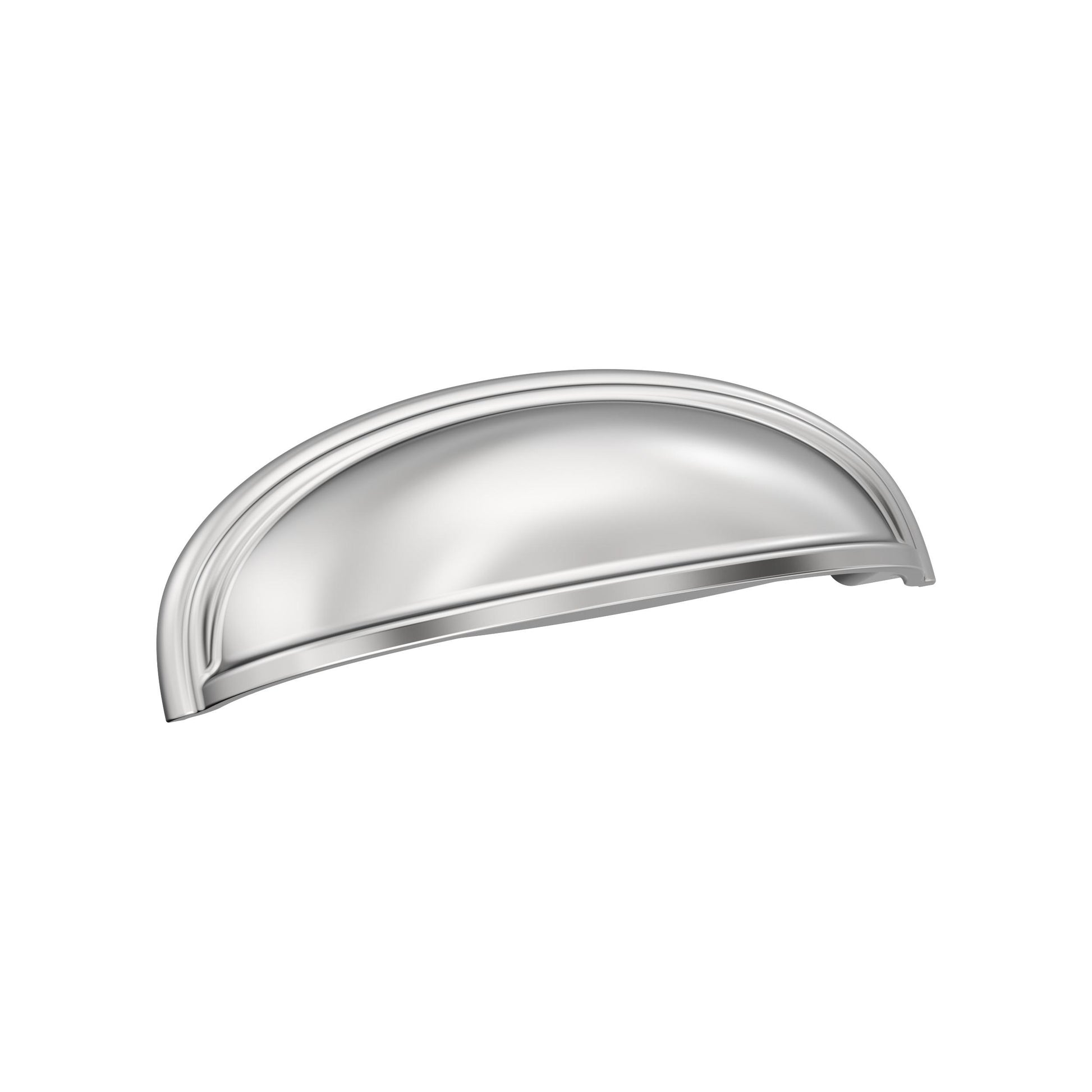 Amerock Ashby Cup Pull - 3 inch or 4 inch (76mm or 102mm) CTC - Polished Chrome