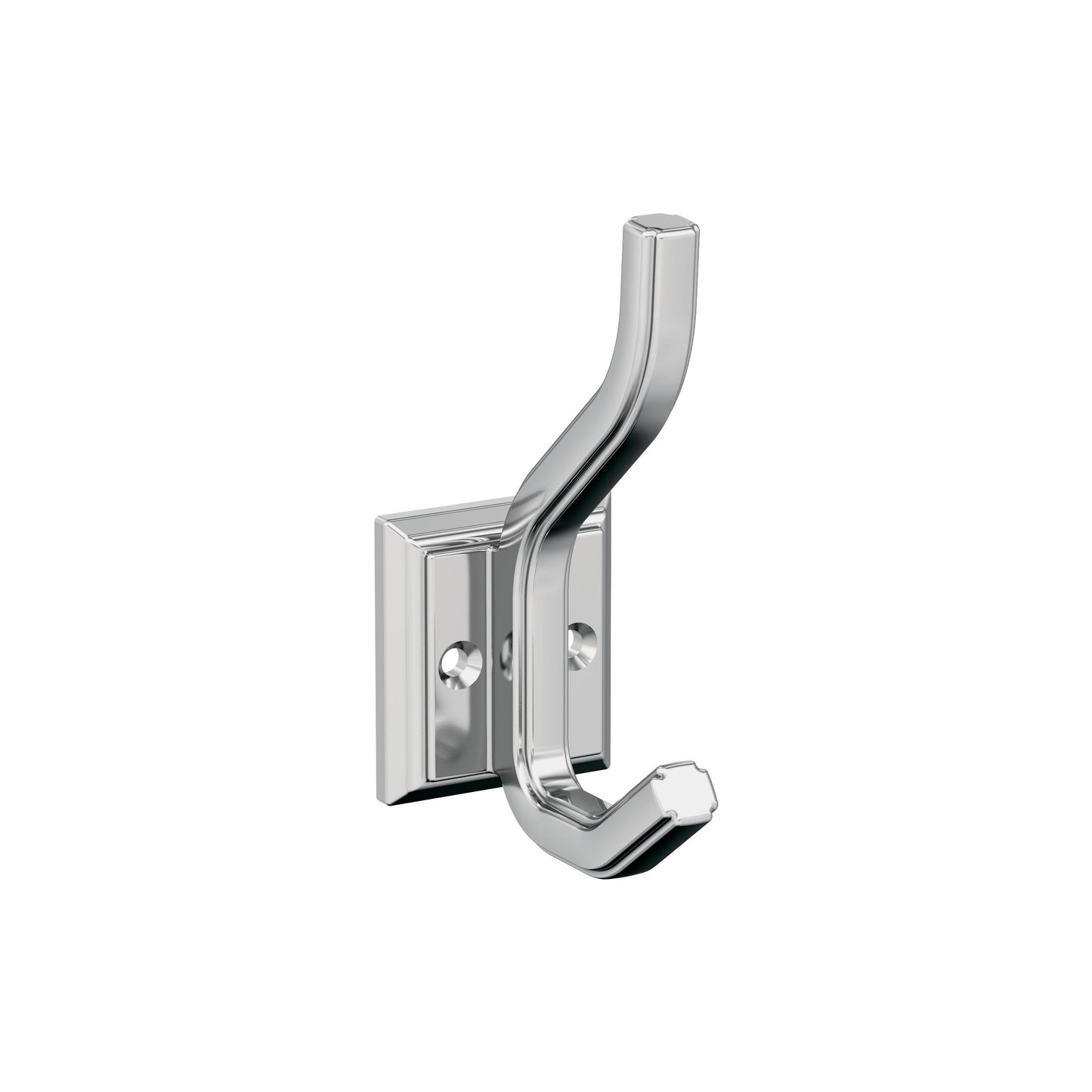 Amerock Aliso Decorative Hook - Double Prong - Polished Chrome
