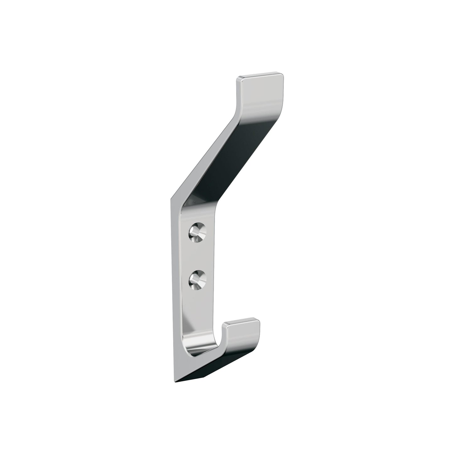 Amerock Emerge Decorative Hook - Double Prong - Polished Chrome