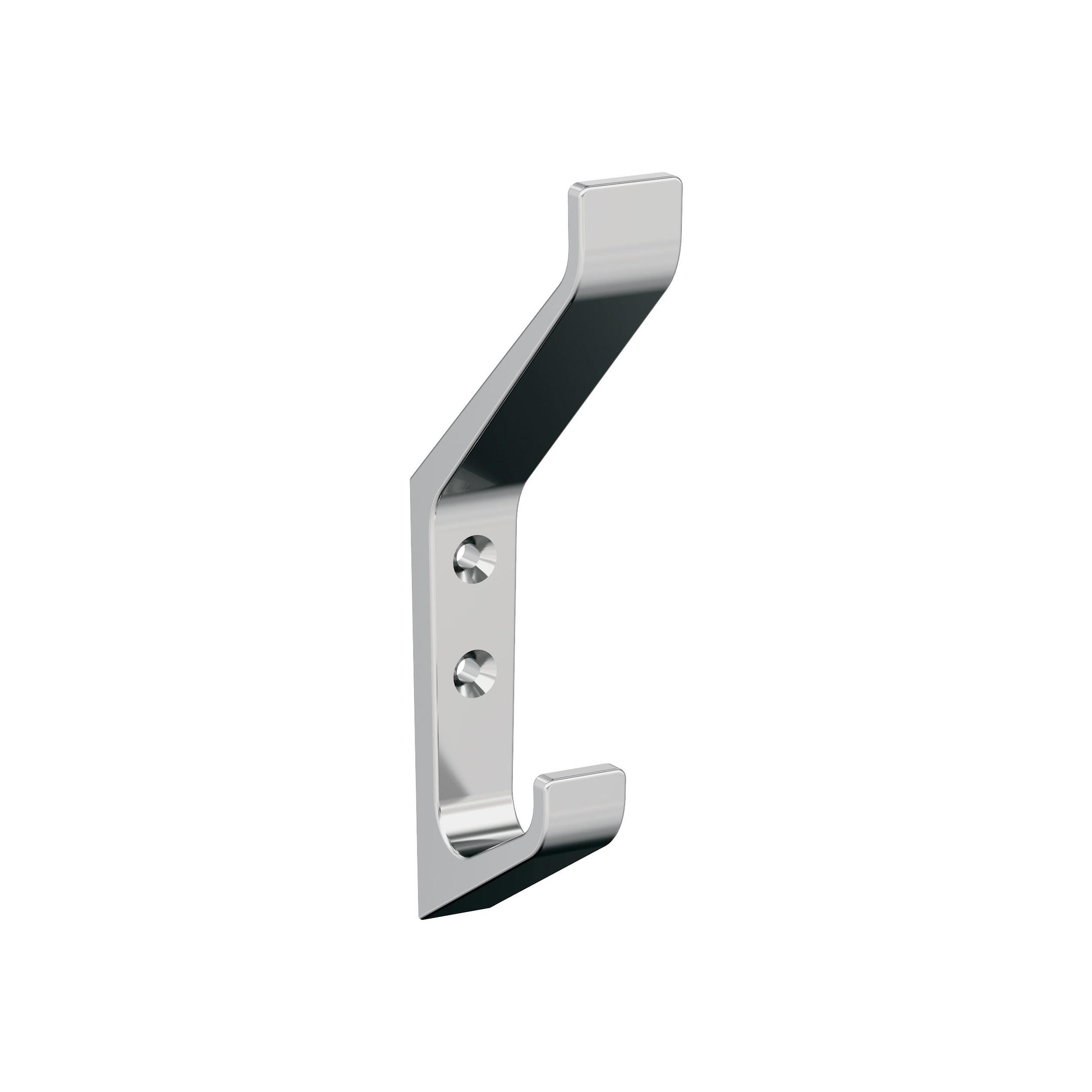 Amerock Emerge Decorative Hook - Double Prong - Polished Chrome