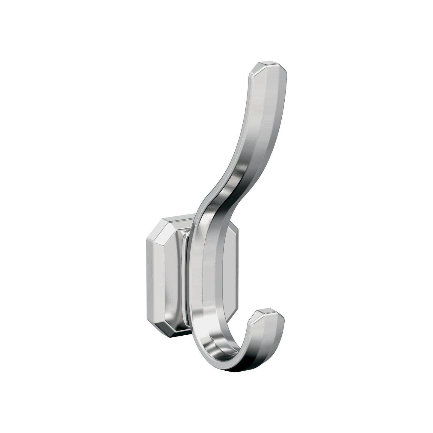 Amerock Granlyn Decorative Hook - Double Prong - Polished Chrome