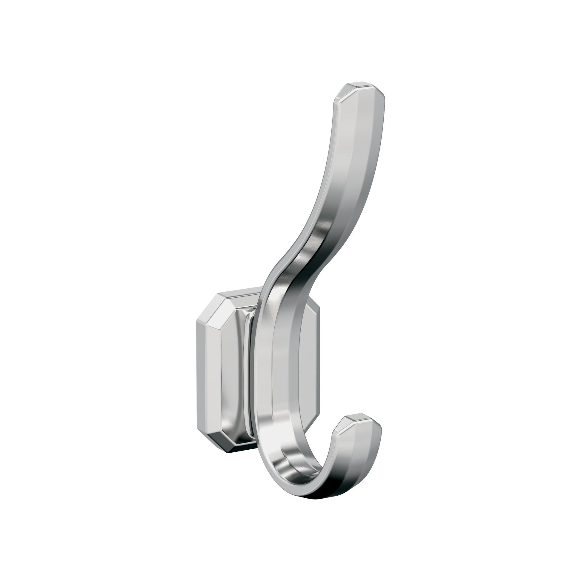 Amerock Granlyn Decorative Hook - Double Prong - Polished Chrome