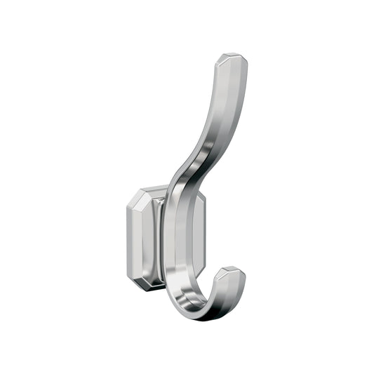 Amerock Granlyn Decorative Hook - Double Prong - Polished Chrome