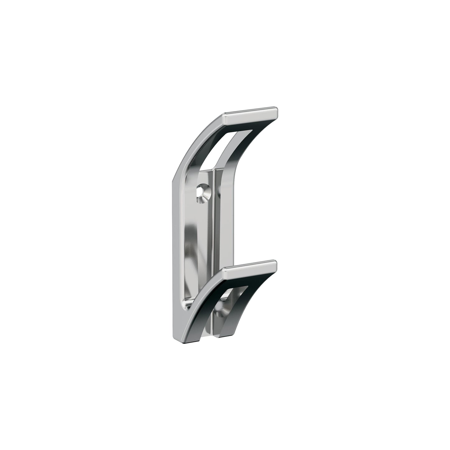 Amerock Avid Decorative Hook - Double Prong - Polished Chrome