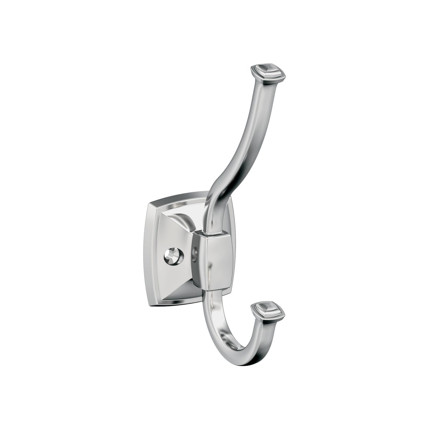 Amerock Kinsale Decorative Hook - Double Prong - Polished Chrome