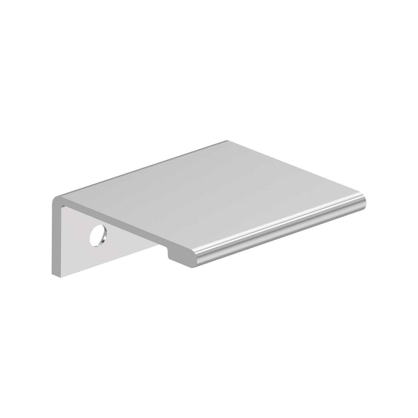 Amerock Streamline II Edge Pull - 1-3/4 inch (44mm) Length - Polished Chrome