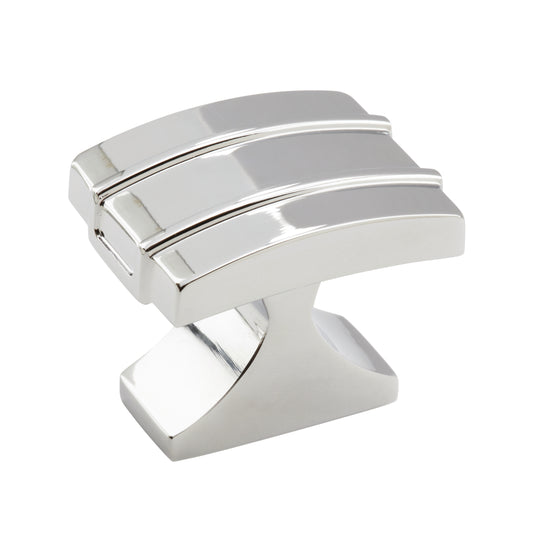 Amerock Davenport Knob - 1-1/4 inch (32mm) Length - Polished Chrome