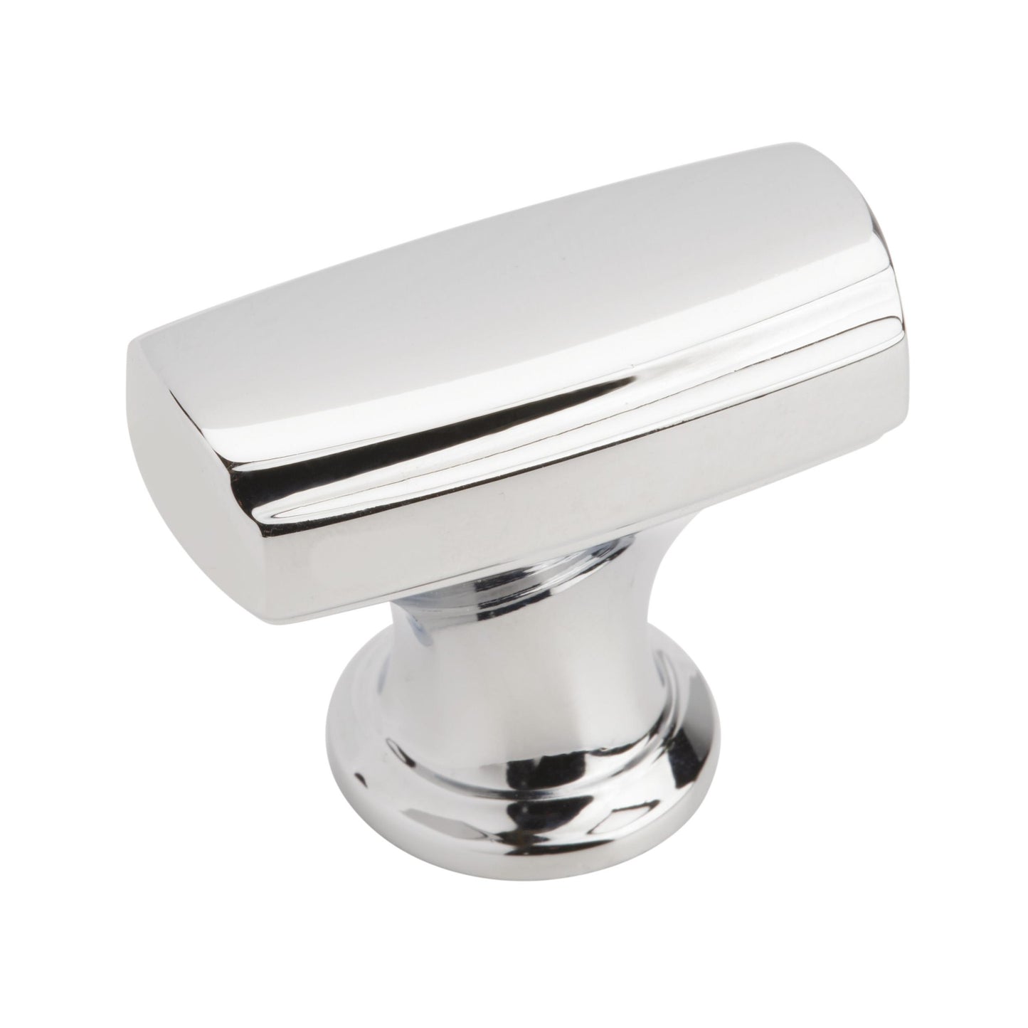 Amerock Highland Ridge Knob - 1-3/8 inch (35mm) Length - Polished Chrome