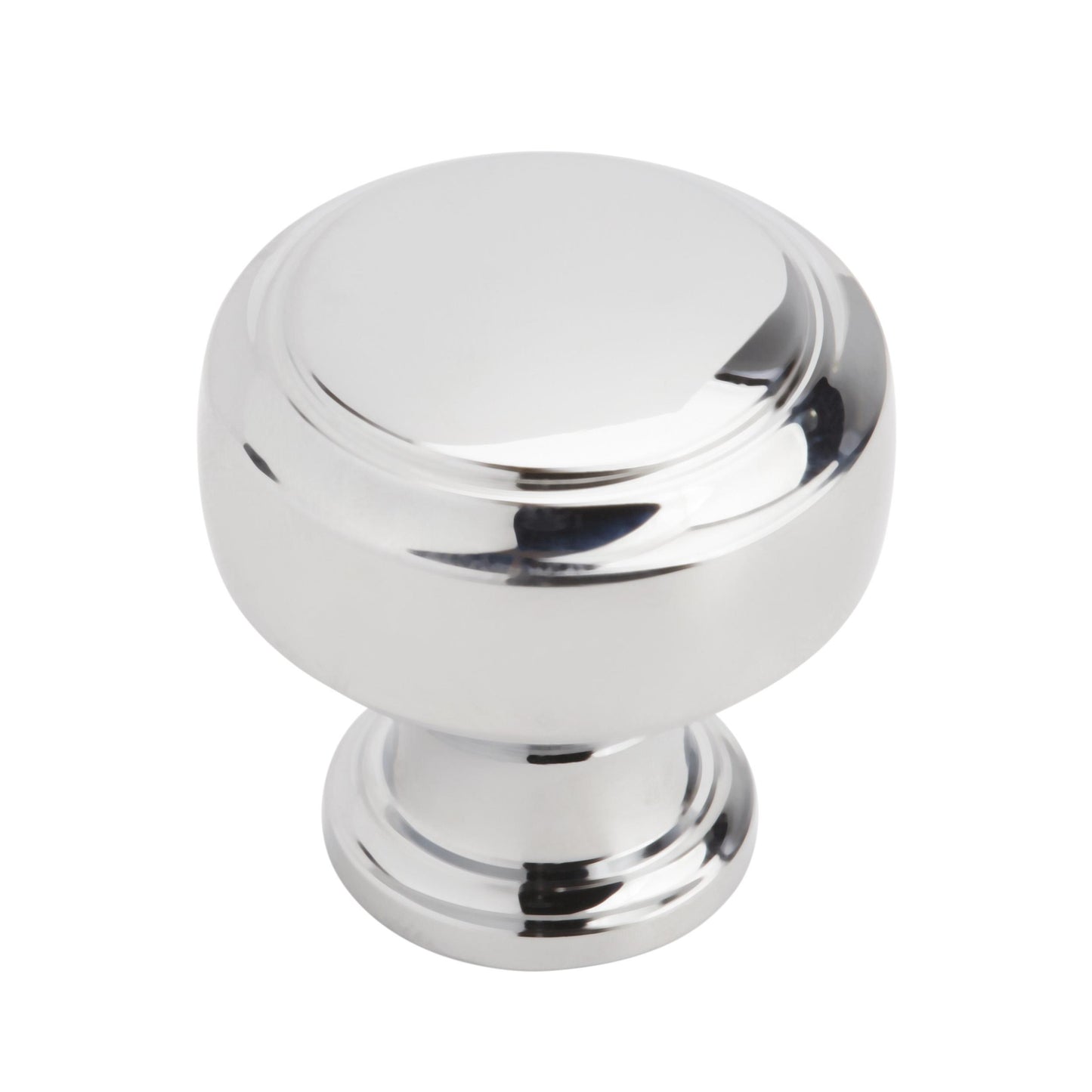 Amerock Highland Ridge Knob - 1-3/16 inch (30mm) Diameter - Polished Chrome