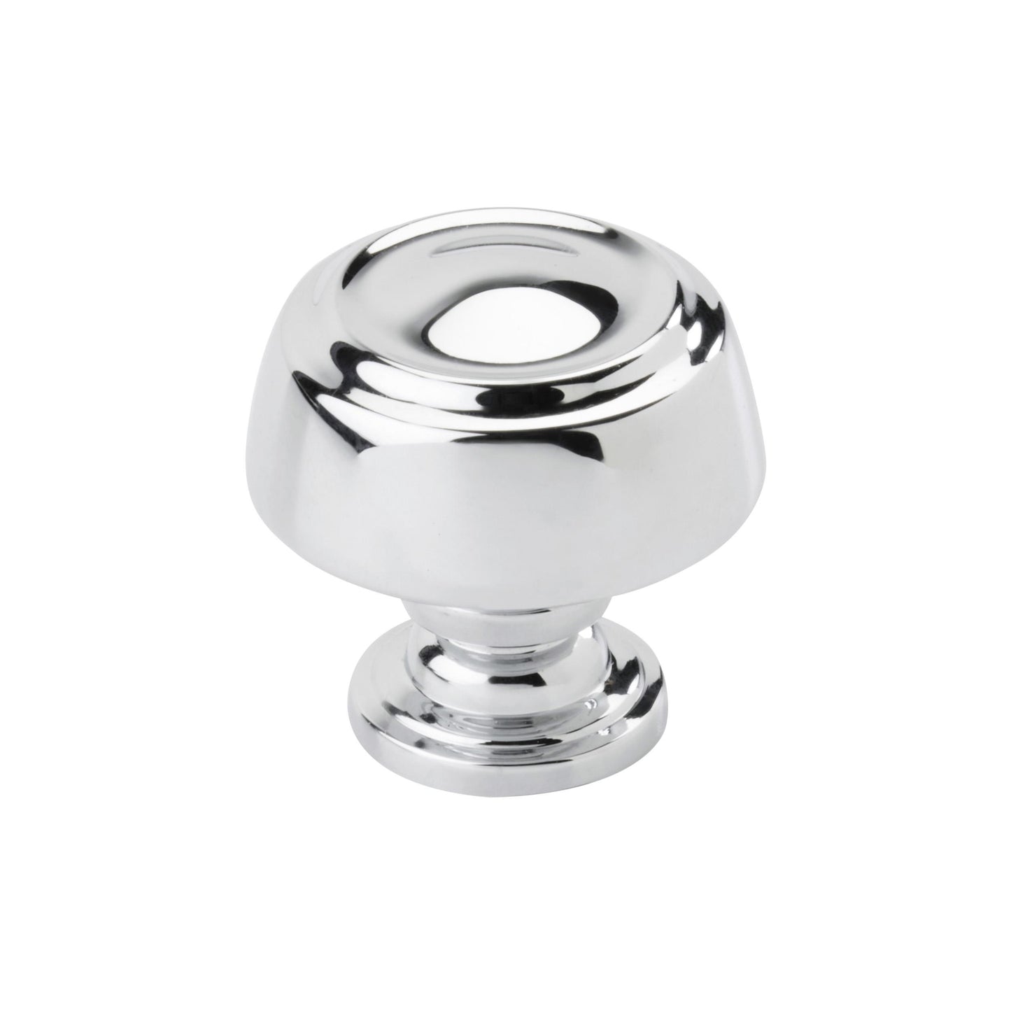 Amerock Kane Knob - 1-3/16 inch (30mm) Diameter - Polished Chrome