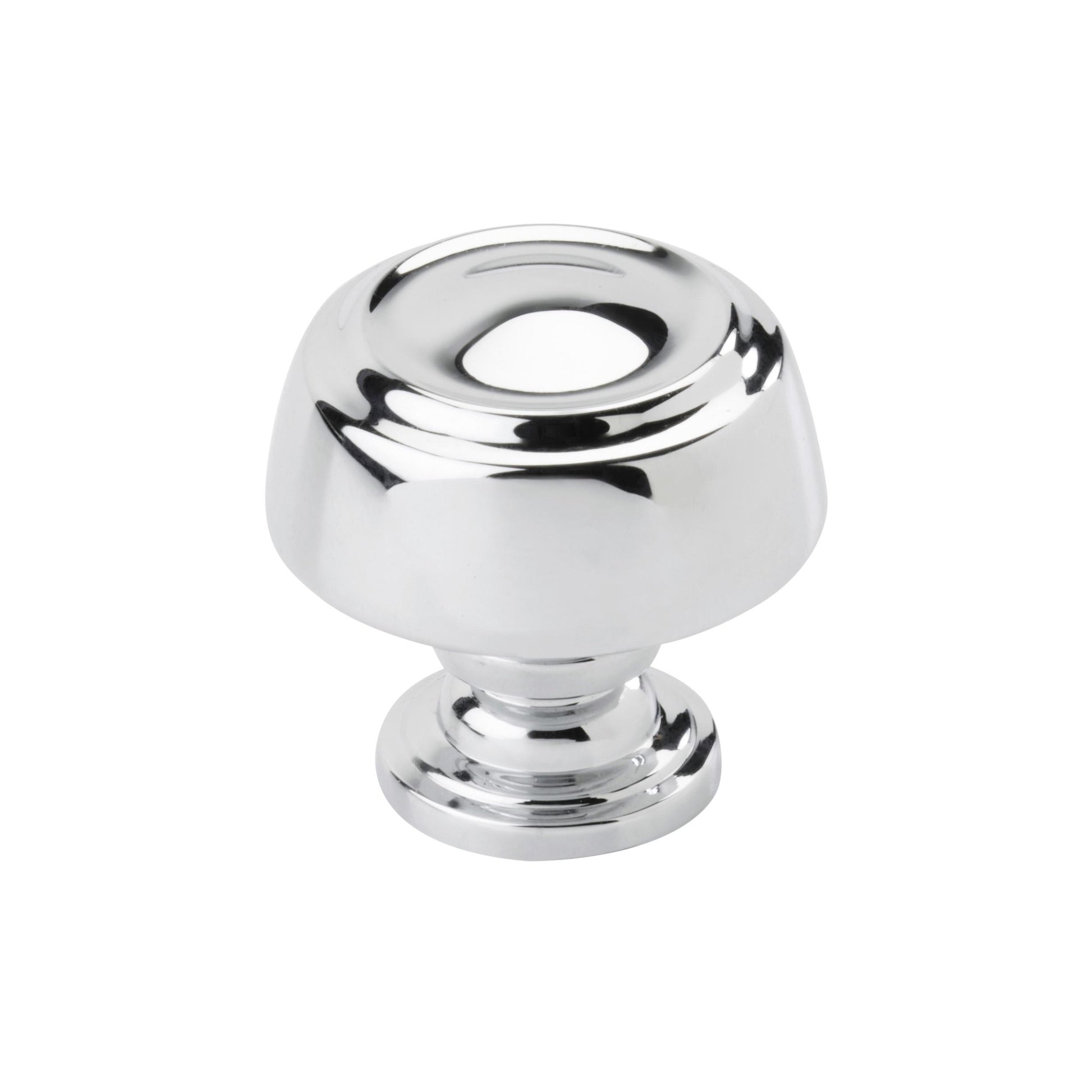 Amerock Kane Knob - 1-3/16 inch (30mm) Diameter - Polished Chrome