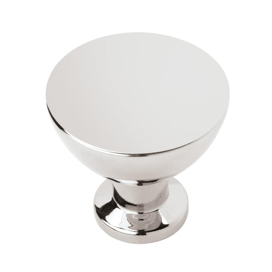 Amerock Grail Knob - 1-1/4 inch (32mm) Diameter - Polished Chrome