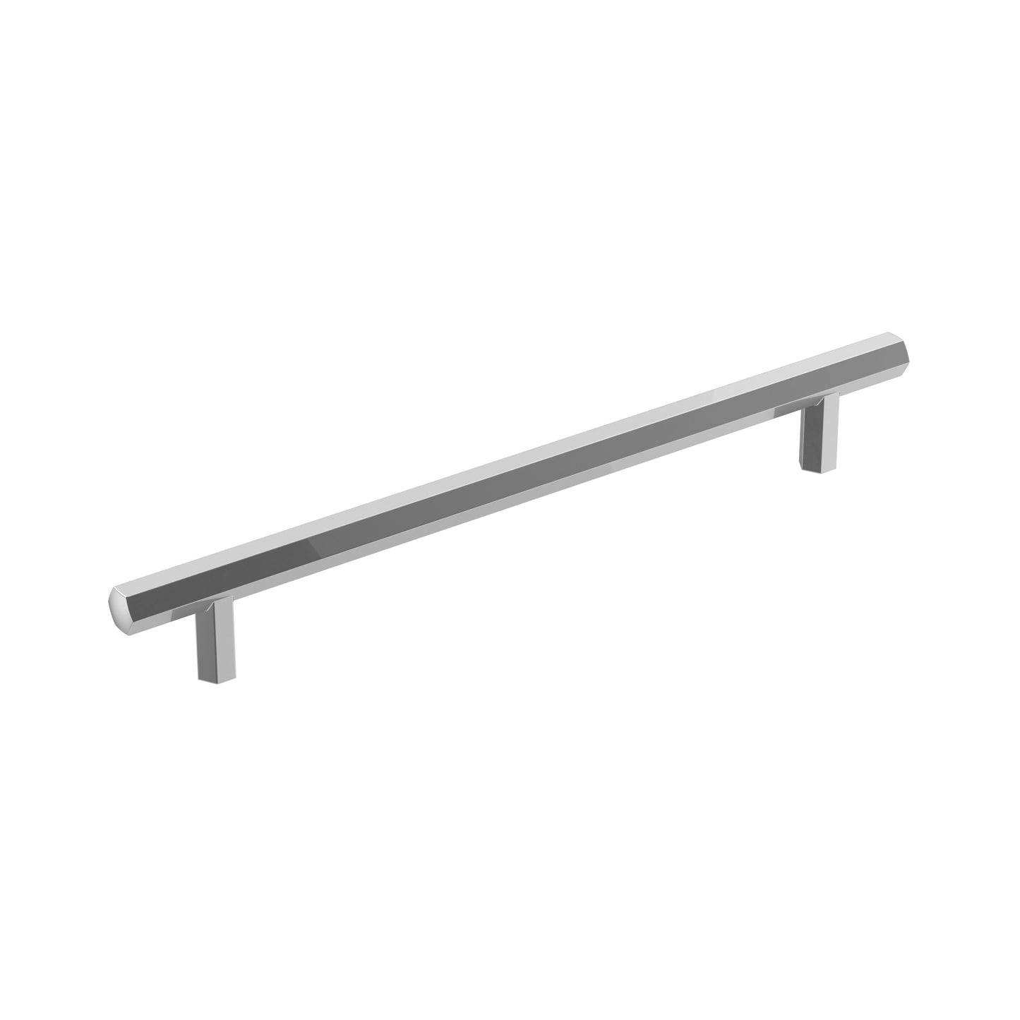 Amerock Caliber Pull - 7-9/16 inch (192mm) CTC - Polished Chrome