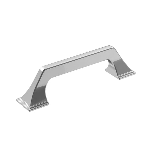 Amerock Exceed Pull - 3-3/4 inch (96mm) CTC - Polished Chrome