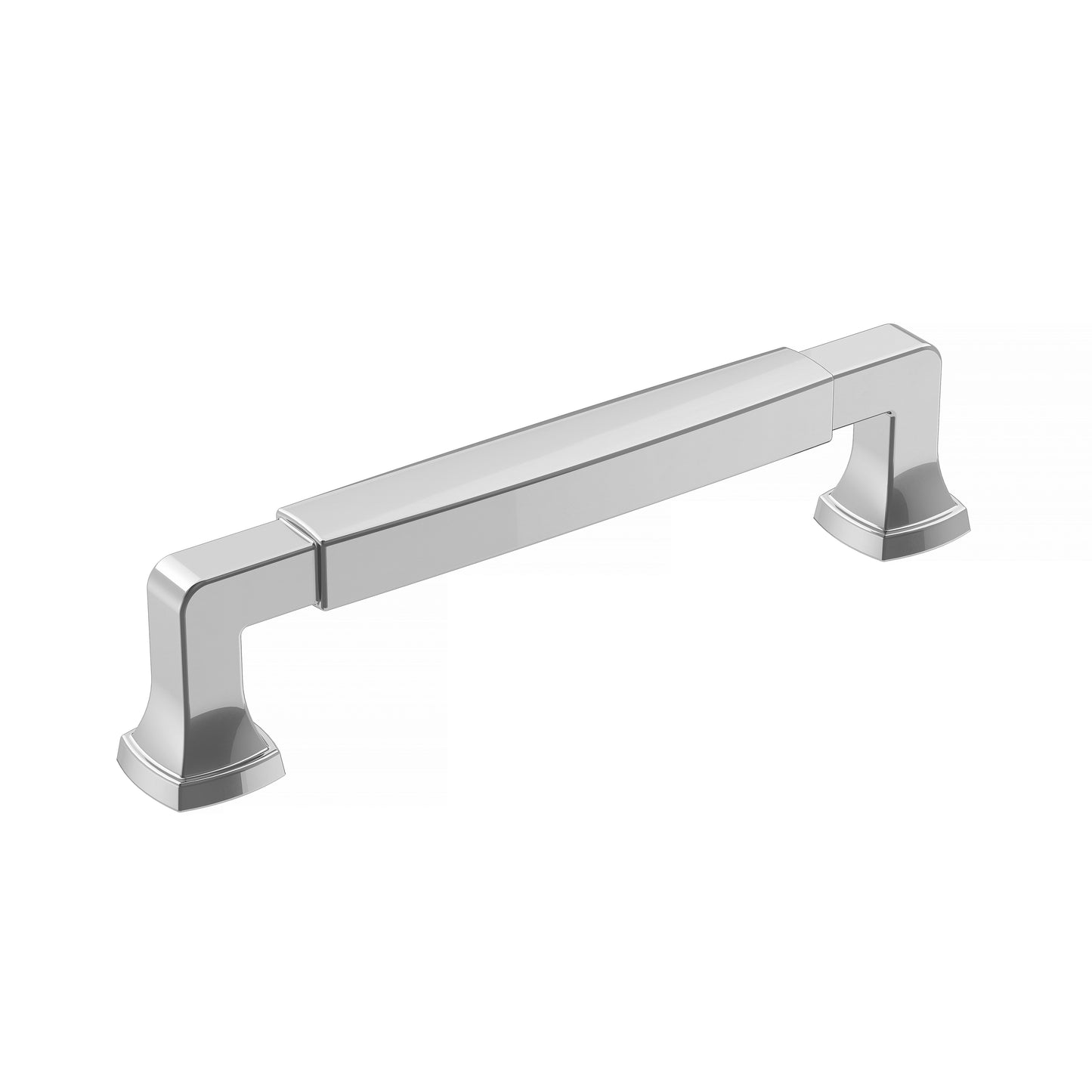 Amerock Stature Pull - 5-1/16 inch (128mm) CTC - Polished Chrome