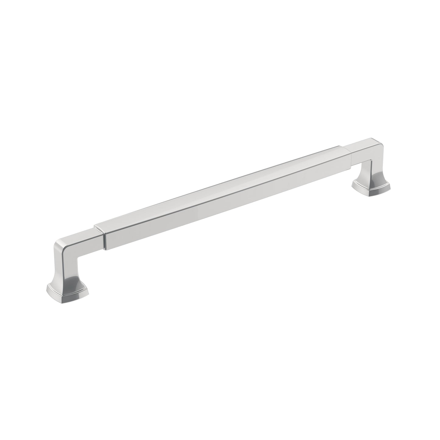 Amerock Stature Pull - 8-13/16 inch (224mm) CTC - Polished Chrome
