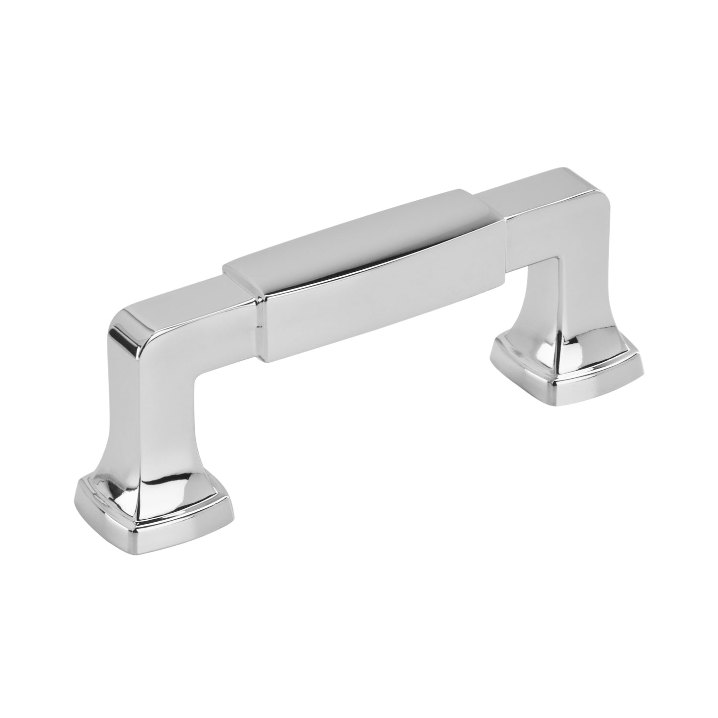 Amerock Stature Pull - 3 inch (76mm) CTC - Polished Chrome