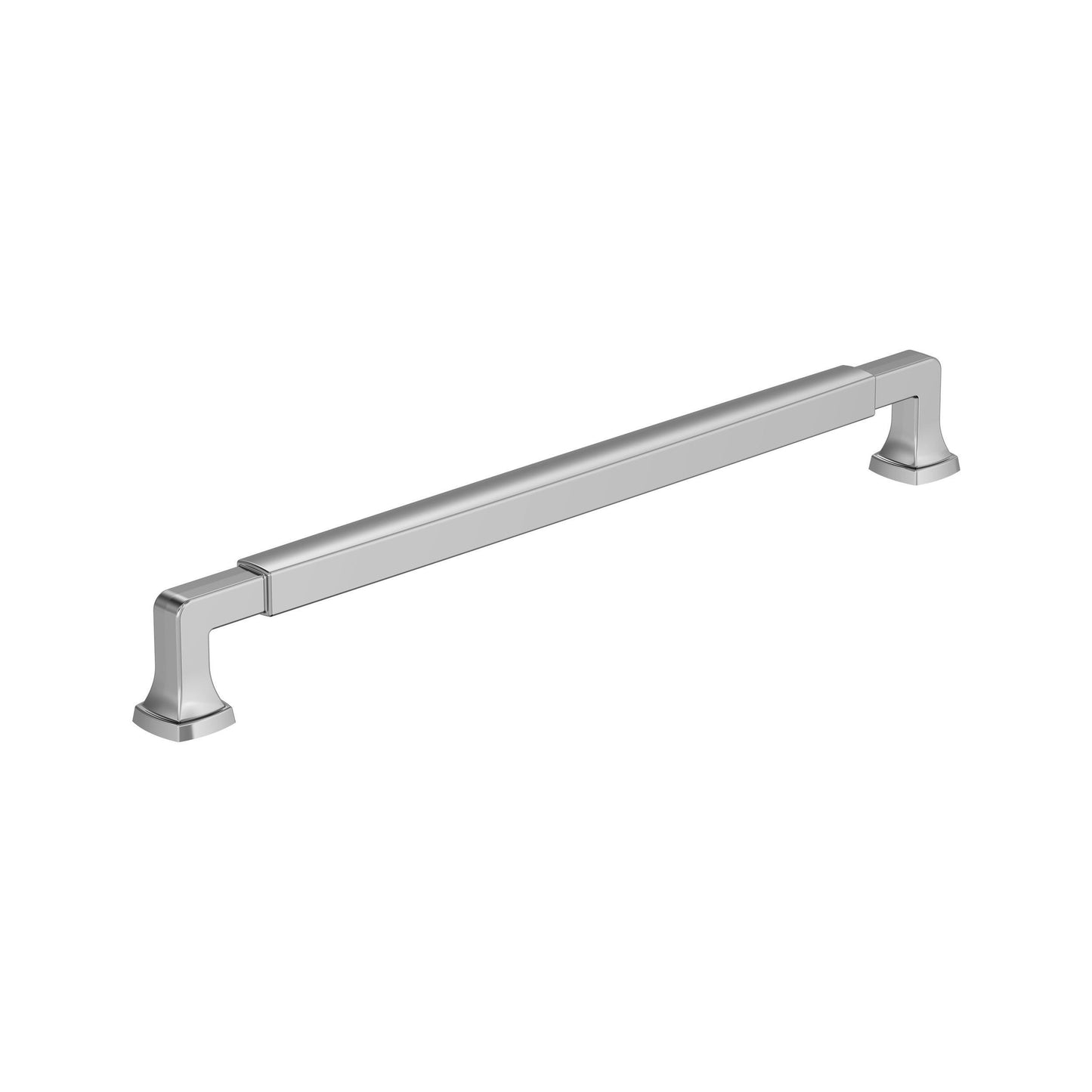 Amerock Stature Pull - 10-1/16 inch (256mm) CTC - Polished Chrome