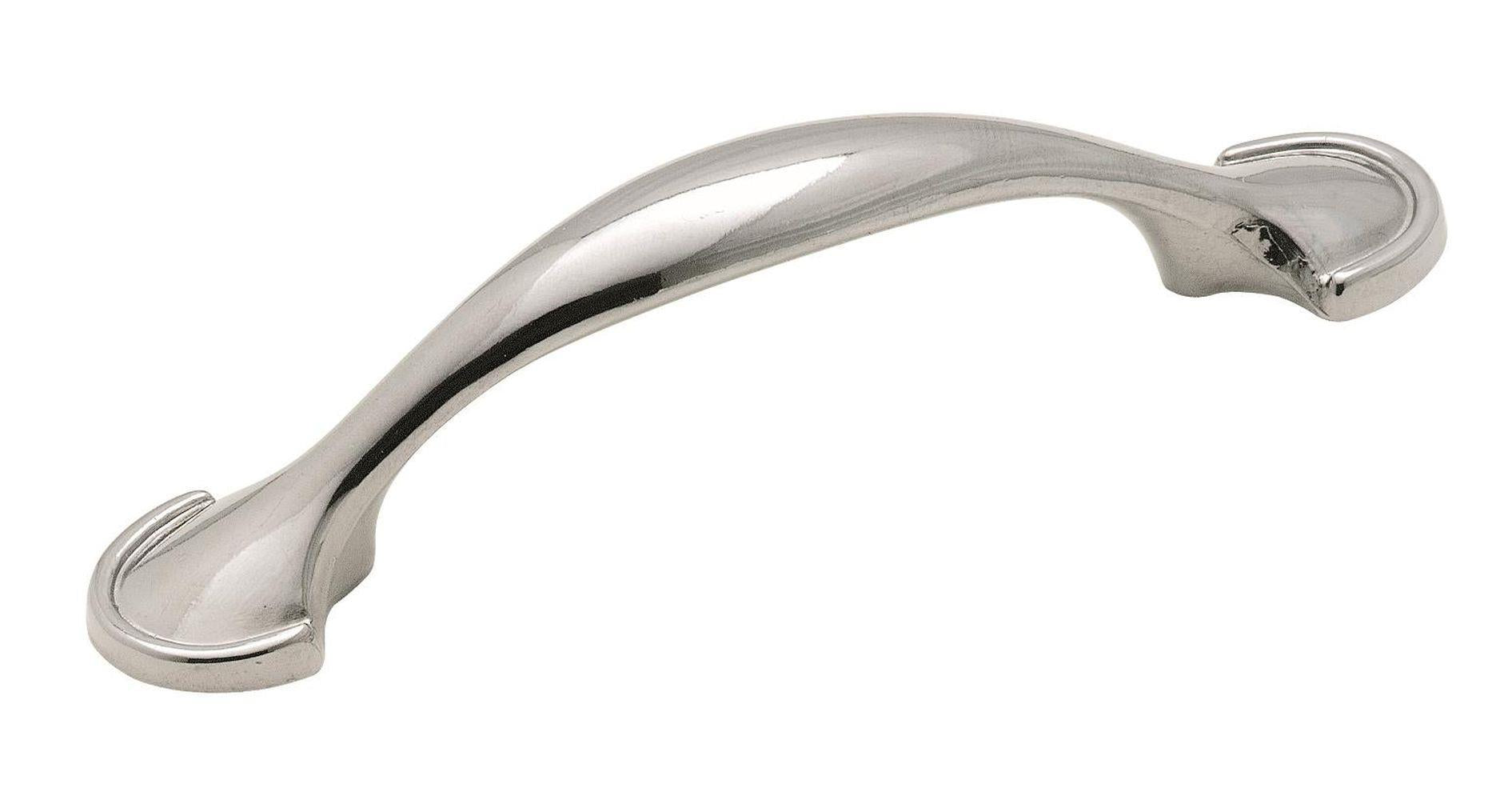Amerock Fairfield Pull - 3 inch (76mm) CTC - Polished Chrome