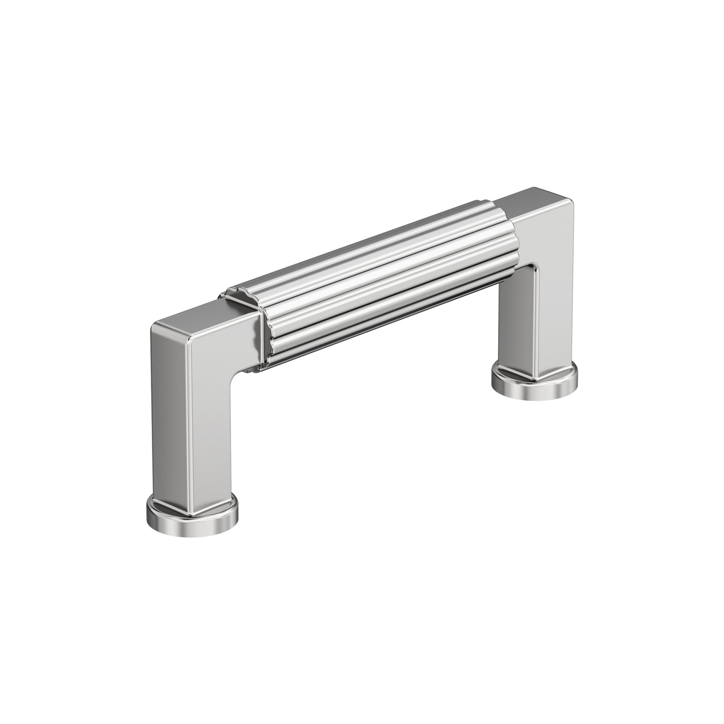 Amerock Ballard Pull - 3 inch (76mm) CTC - Polished Chrome