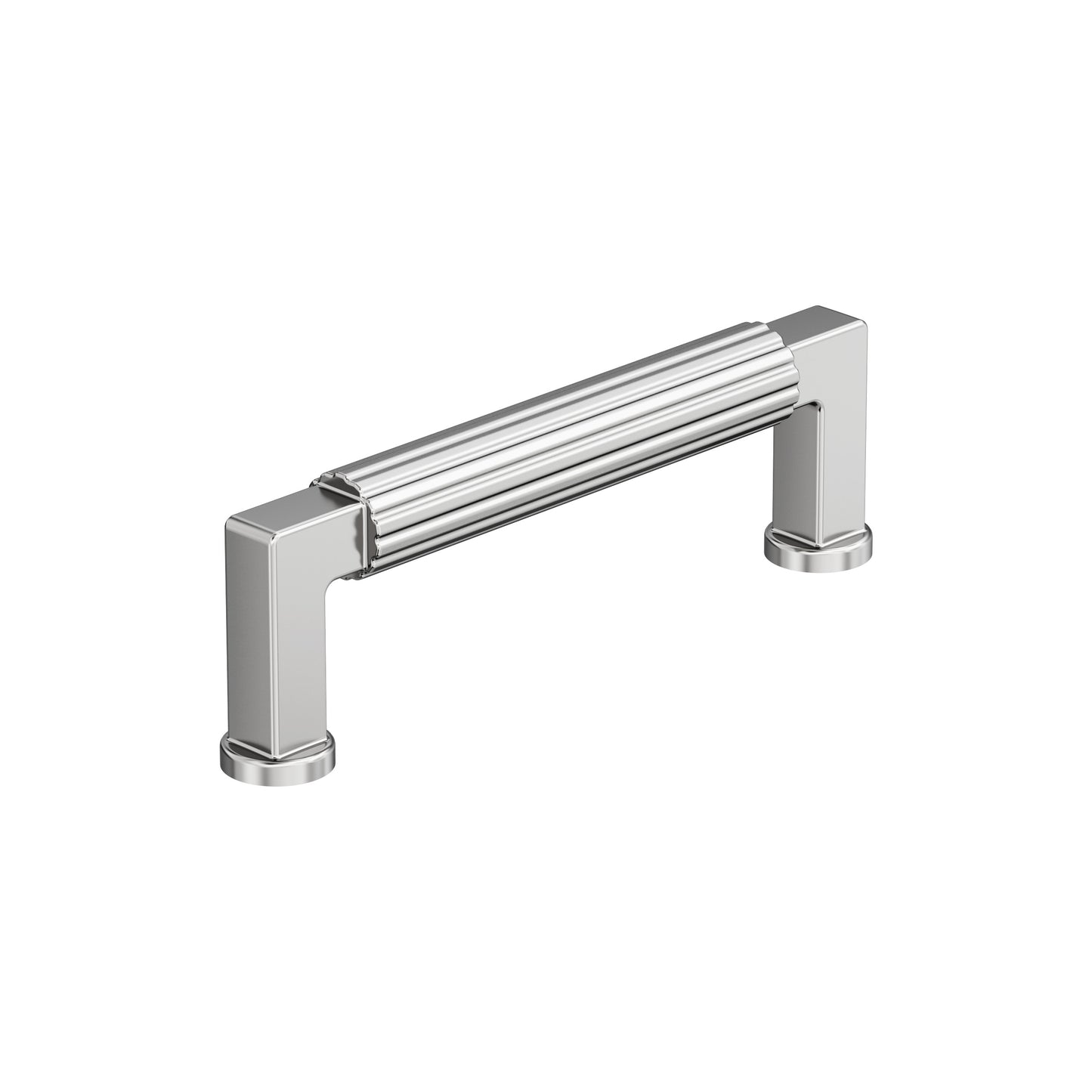 Amerock Ballard Pull - 3-3/4 inch (96mm) CTC - Polished Chrome
