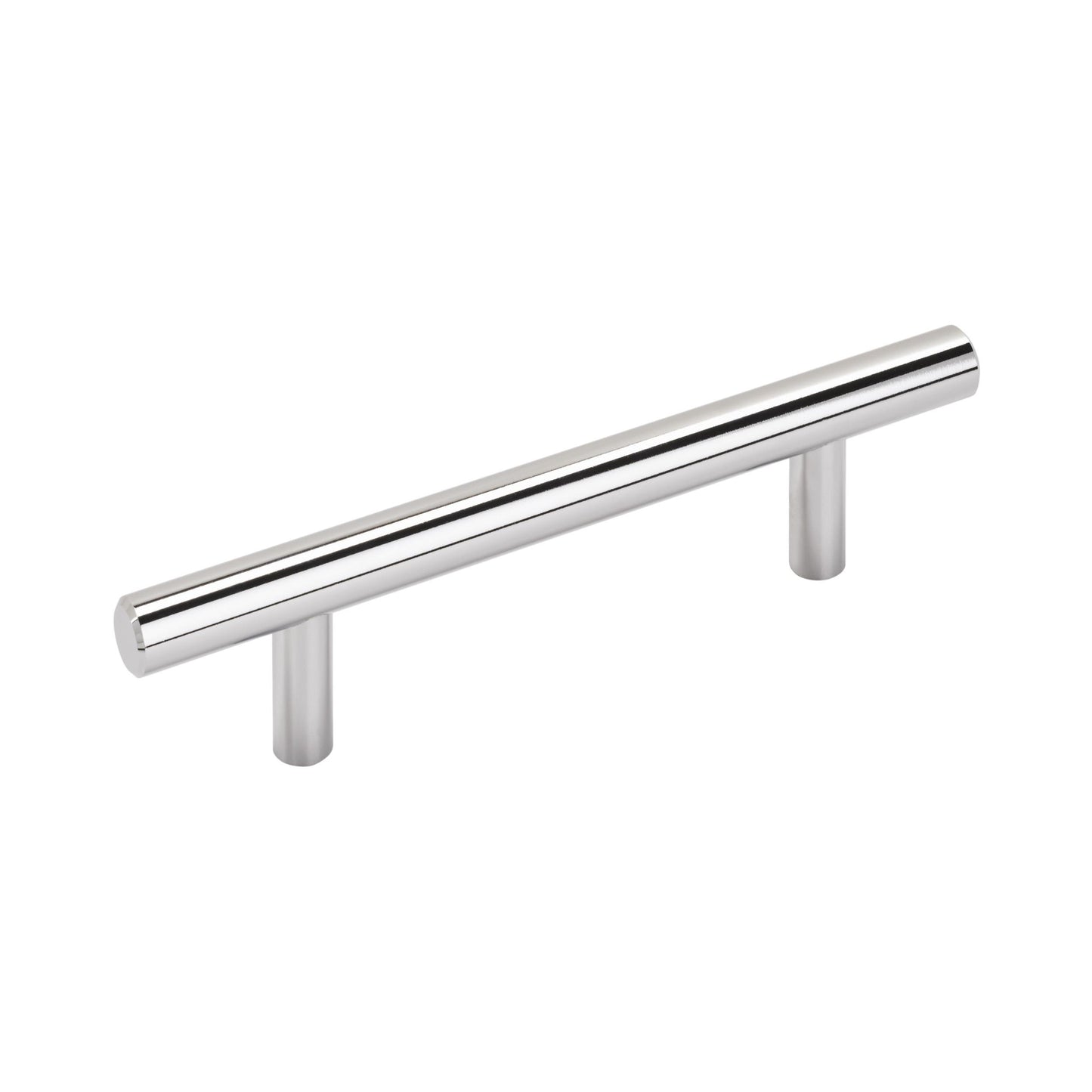 Amerock Bar Pulls Pull - 3-3/4 inch (96mm) CTC - Polished Chrome