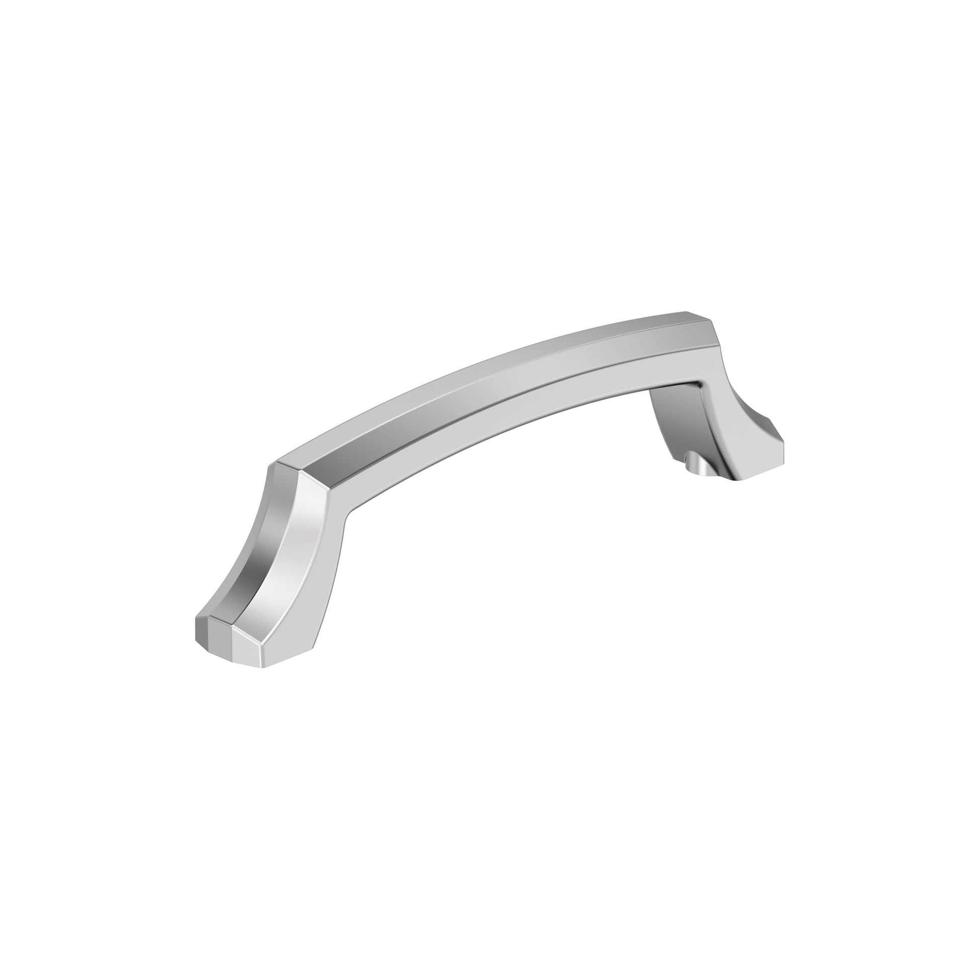 Amerock Bellamy Pull - 3-3/4 inch (96mm) CTC - Polished Chrome