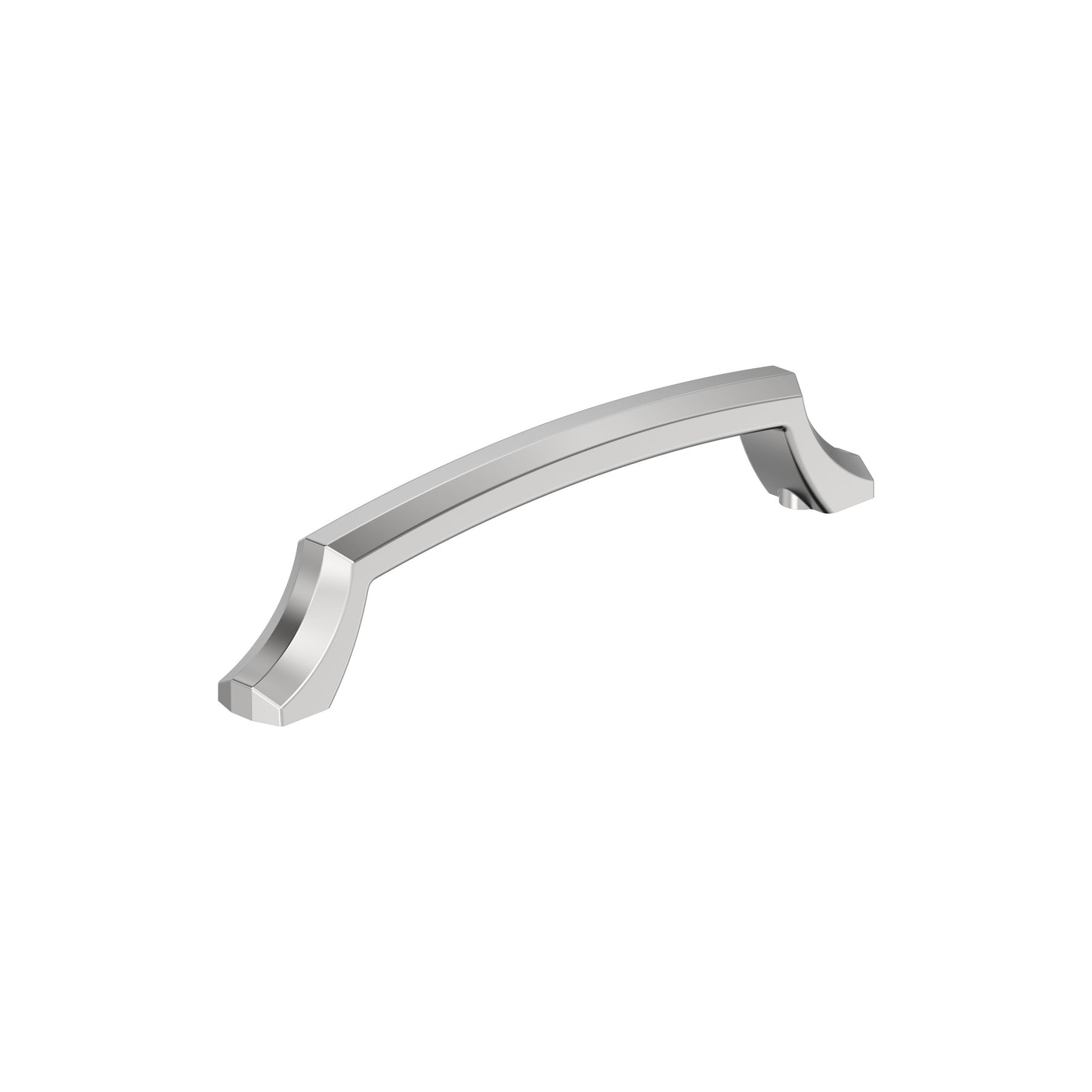 Amerock Bellamy Pull - 5-1/16 inch (128mm) CTC - Polished Chrome
