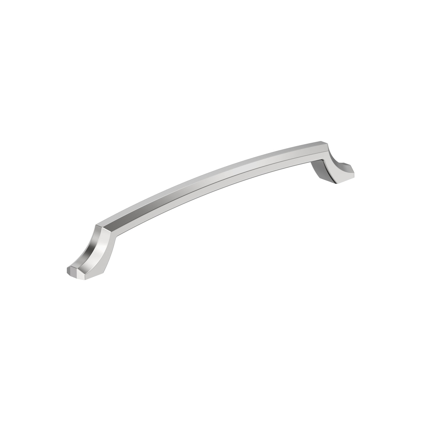 Amerock Bellamy Pull - 8-13/16 inch (224mm) CTC - Polished Chrome