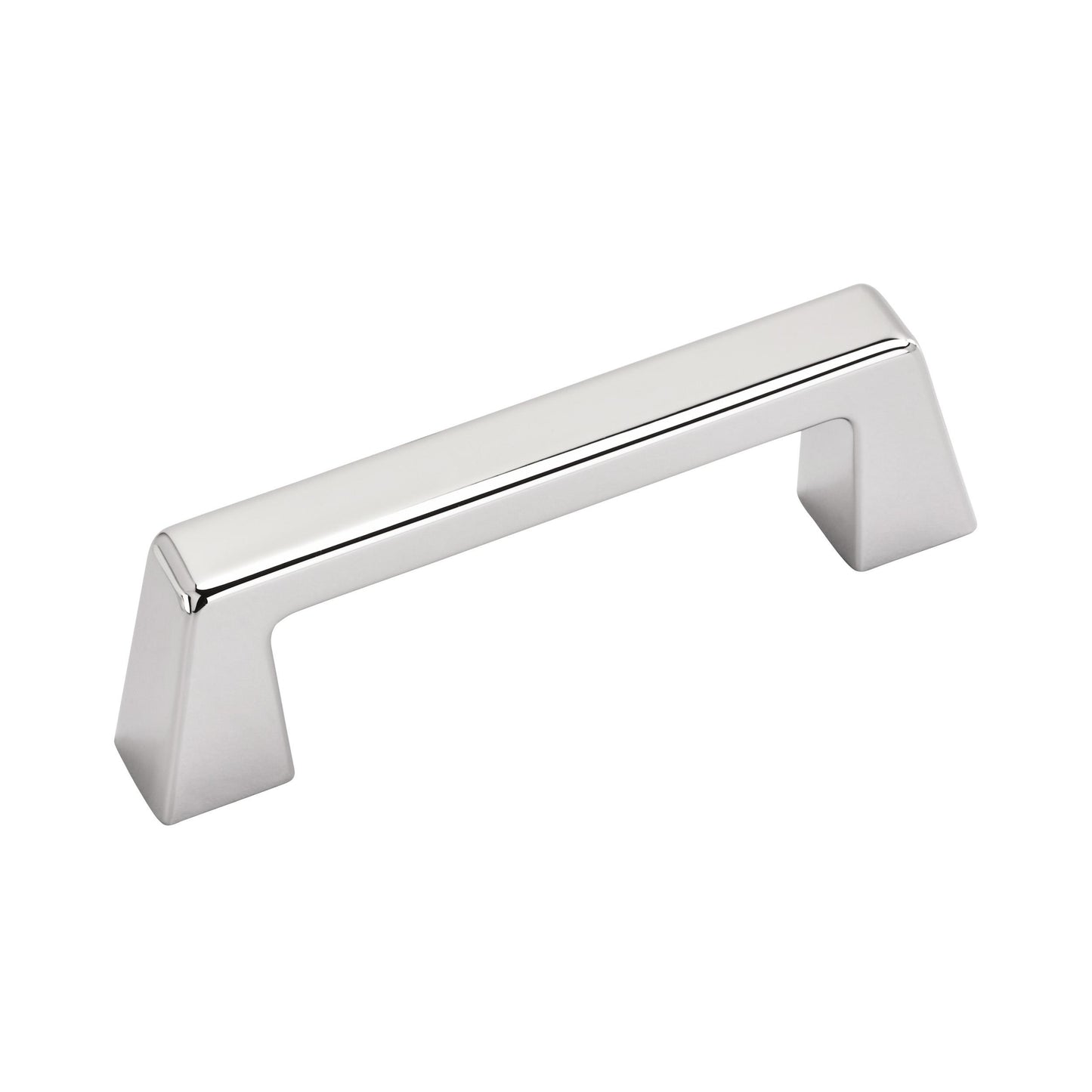 Amerock Blackrock Pull - 3 inch (76mm) CTC - Polished Chrome