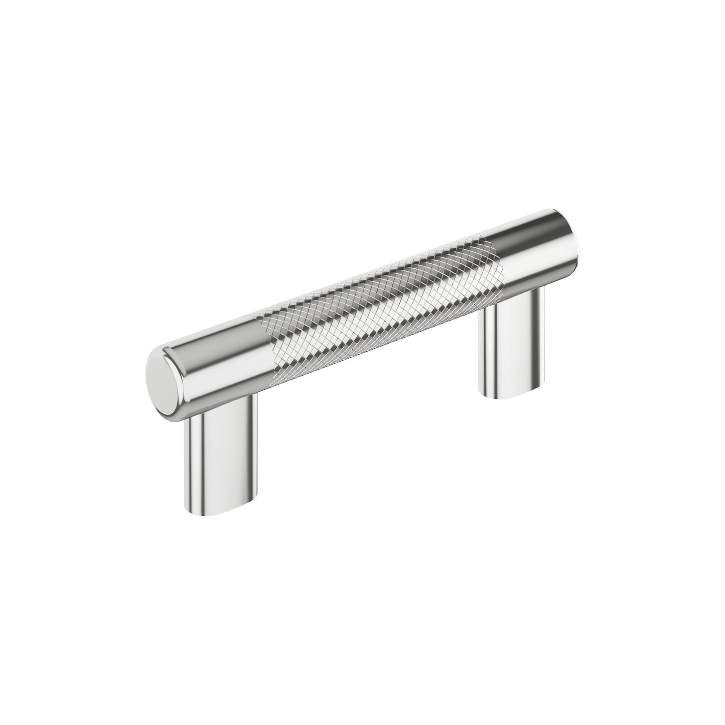 Amerock Bronx Pull - 3 inch or 3-3/4 inch (76mm or 96mm) CTC - Polished Chrome