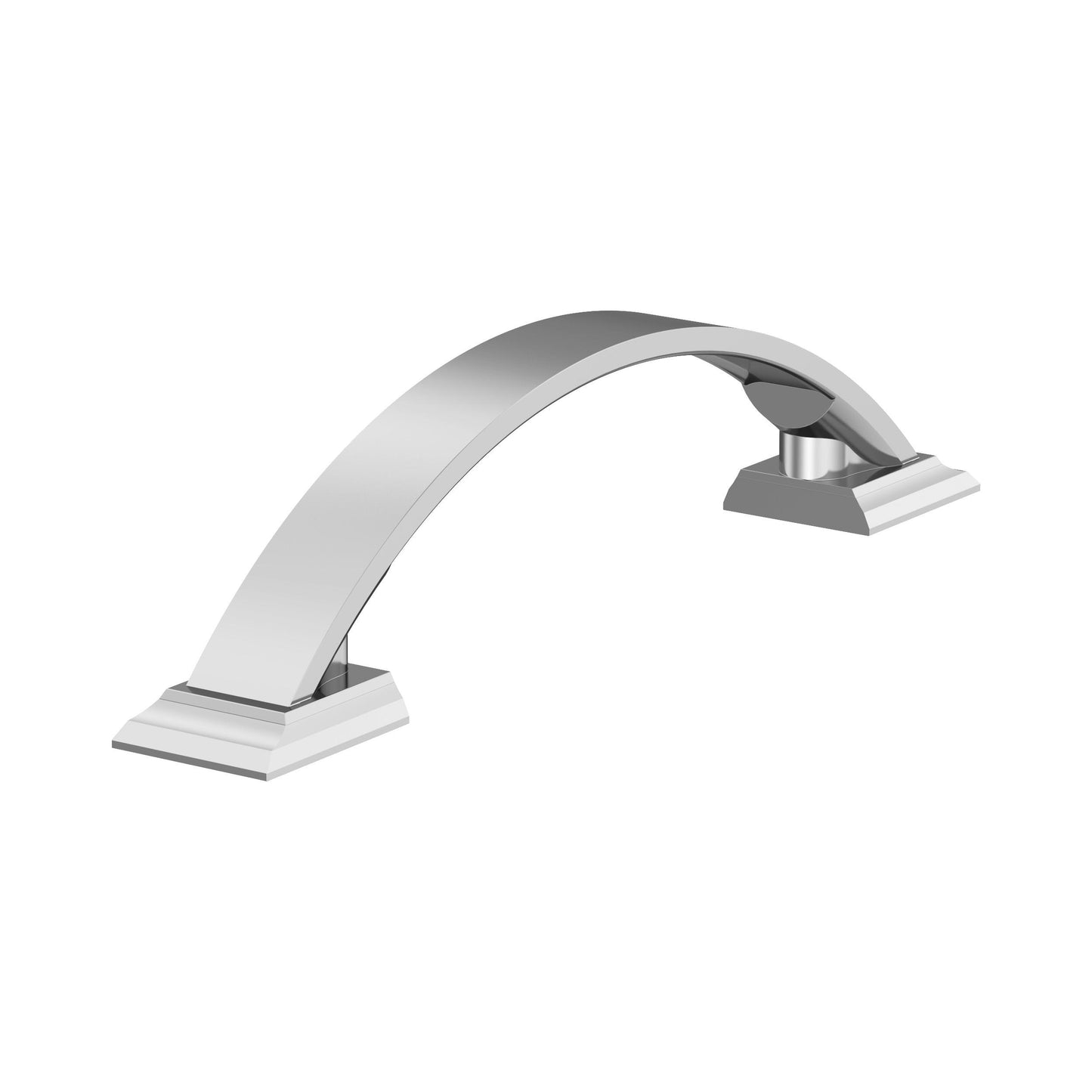 Amerock Candler Pull - 3-3/4 inch (96mm) CTC - Polished Chrome