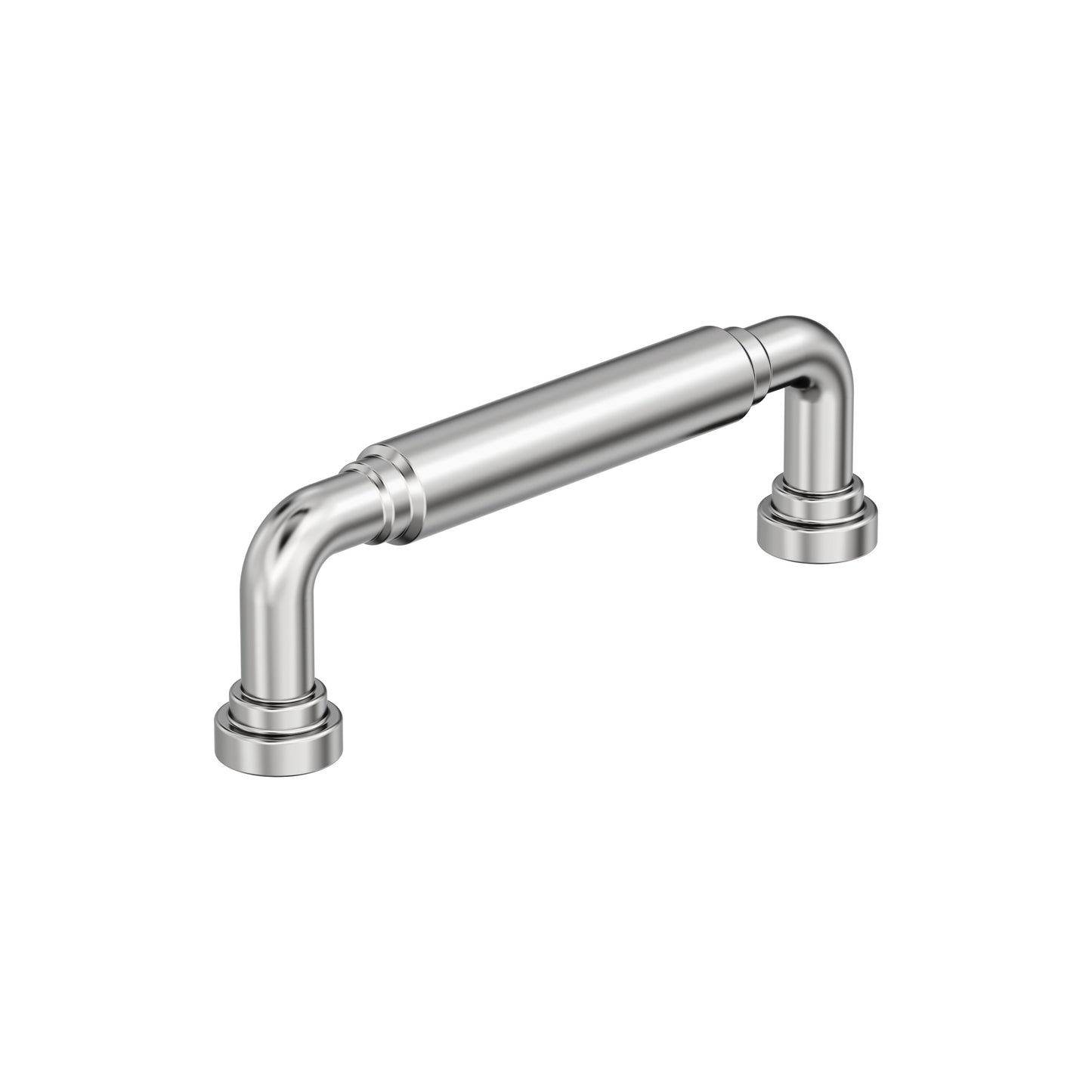 Amerock Coble Pull - 3-3/4 inch (96mm) CTC - Polished Chrome