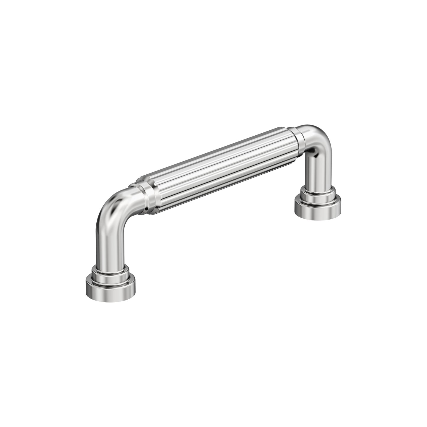 Amerock Cowrie Pull - 3-3/4 inch (96mm) CTC - Polished Chrome