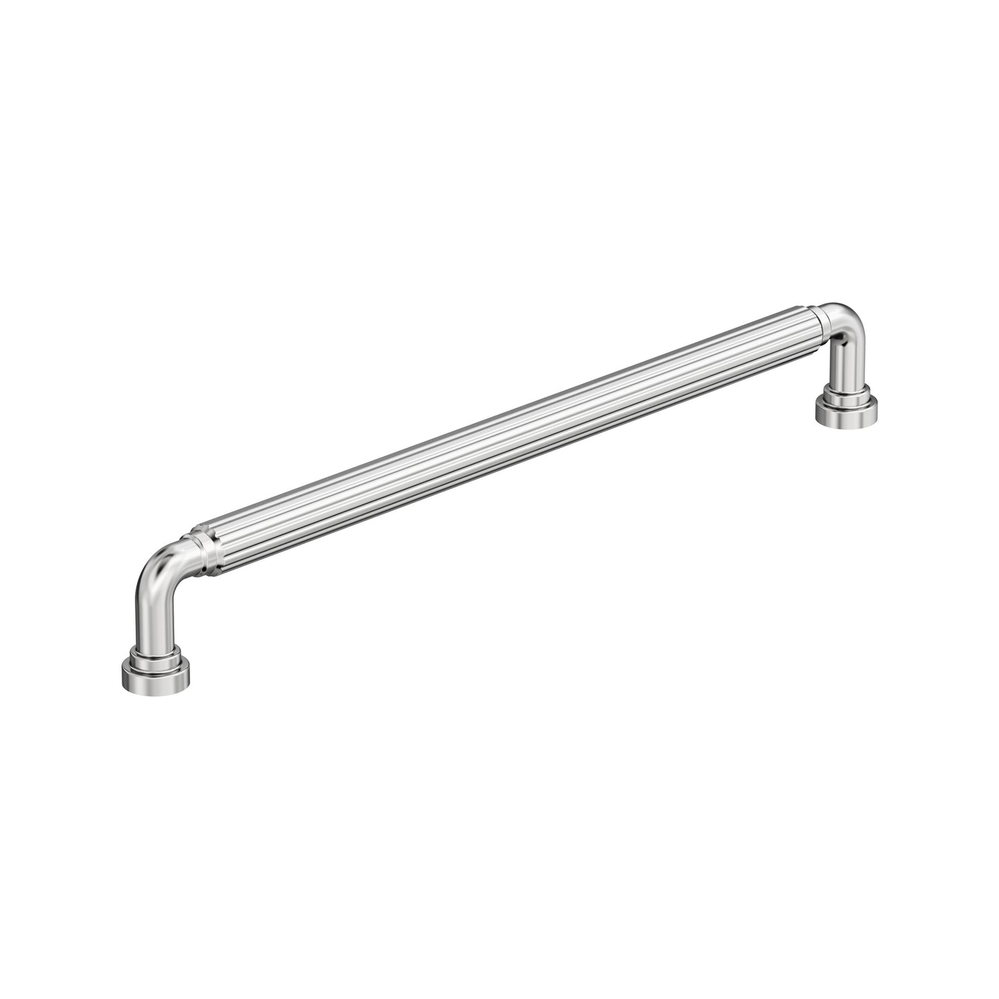 Amerock Cowrie Pull - 10-1/16 inch (256mm) CTC - Polished Chrome